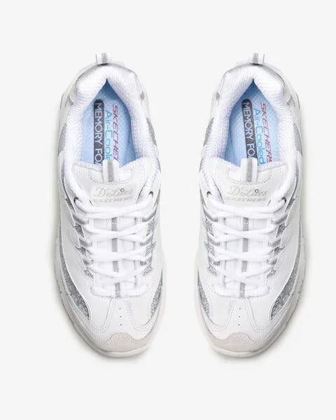 Skechers D'Lites-Glimmer Eve Kadın Beyaz Spor Ayakkabı