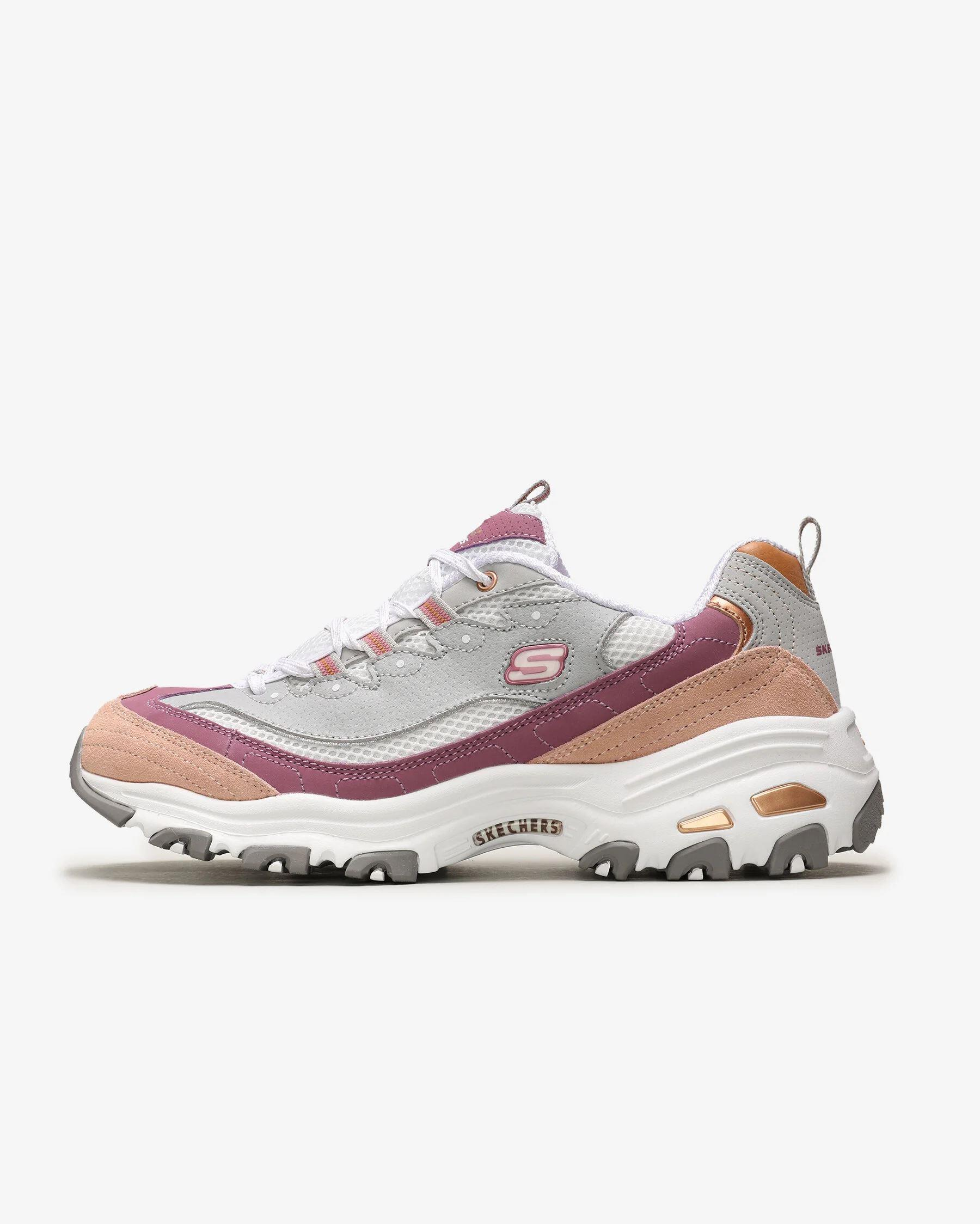 Skechers D'Lites-Second Chance Kadın Gri Spor Ayakkabı