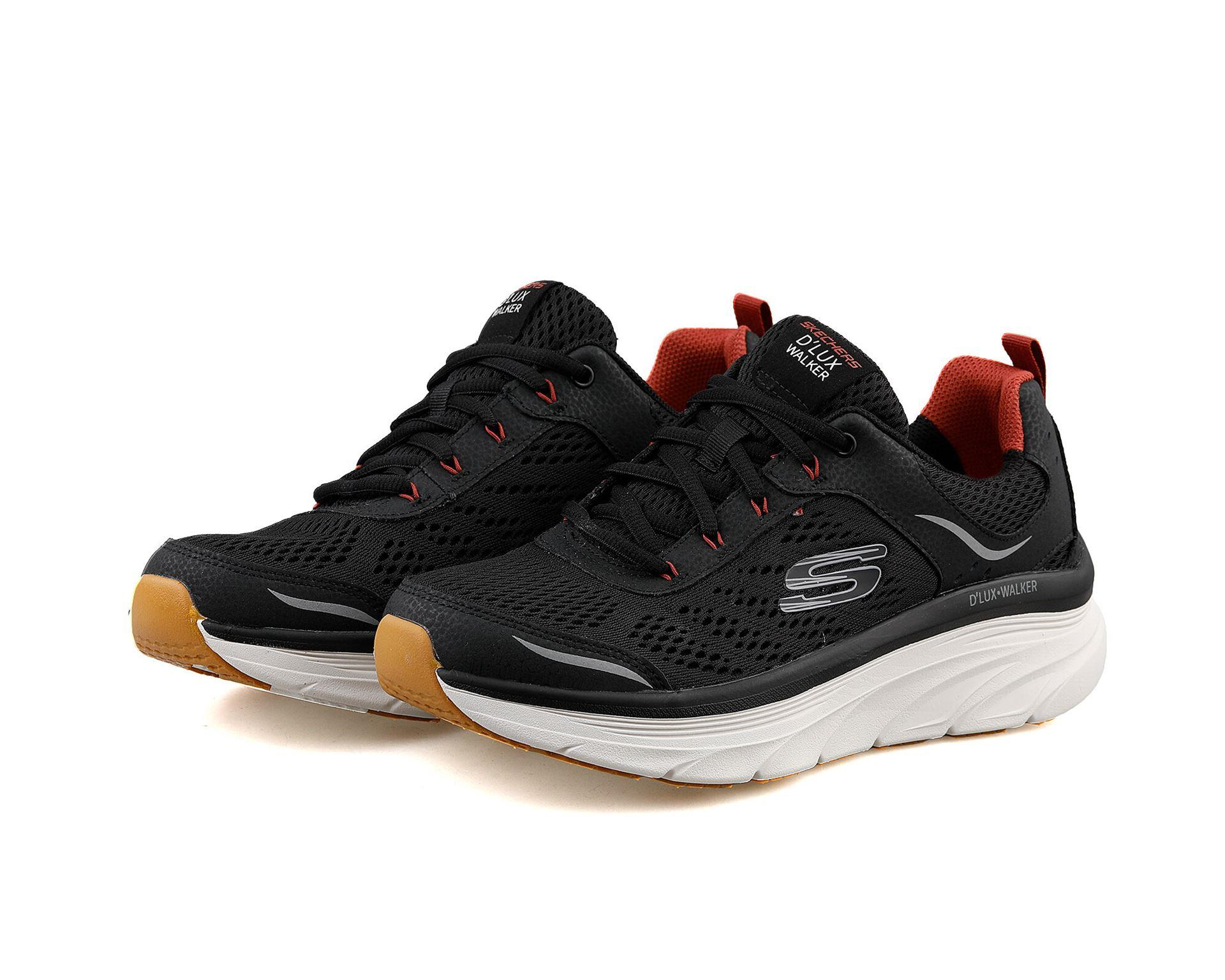 Skechers D'Lux Walker Erkek Siyah Spor Ayakkabı