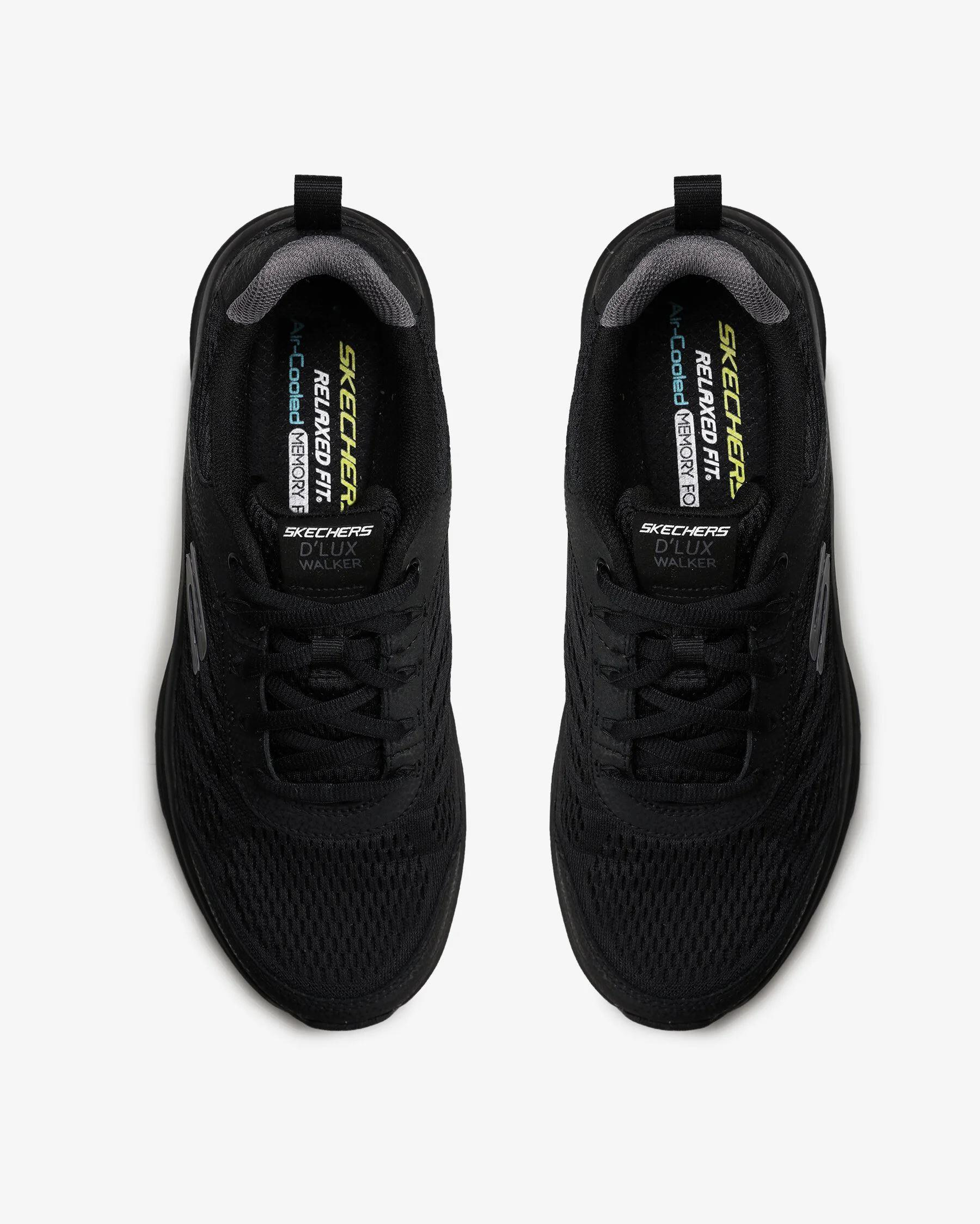 Skechers D'Lux Walker Erkek Siyah Spor Ayakkabı