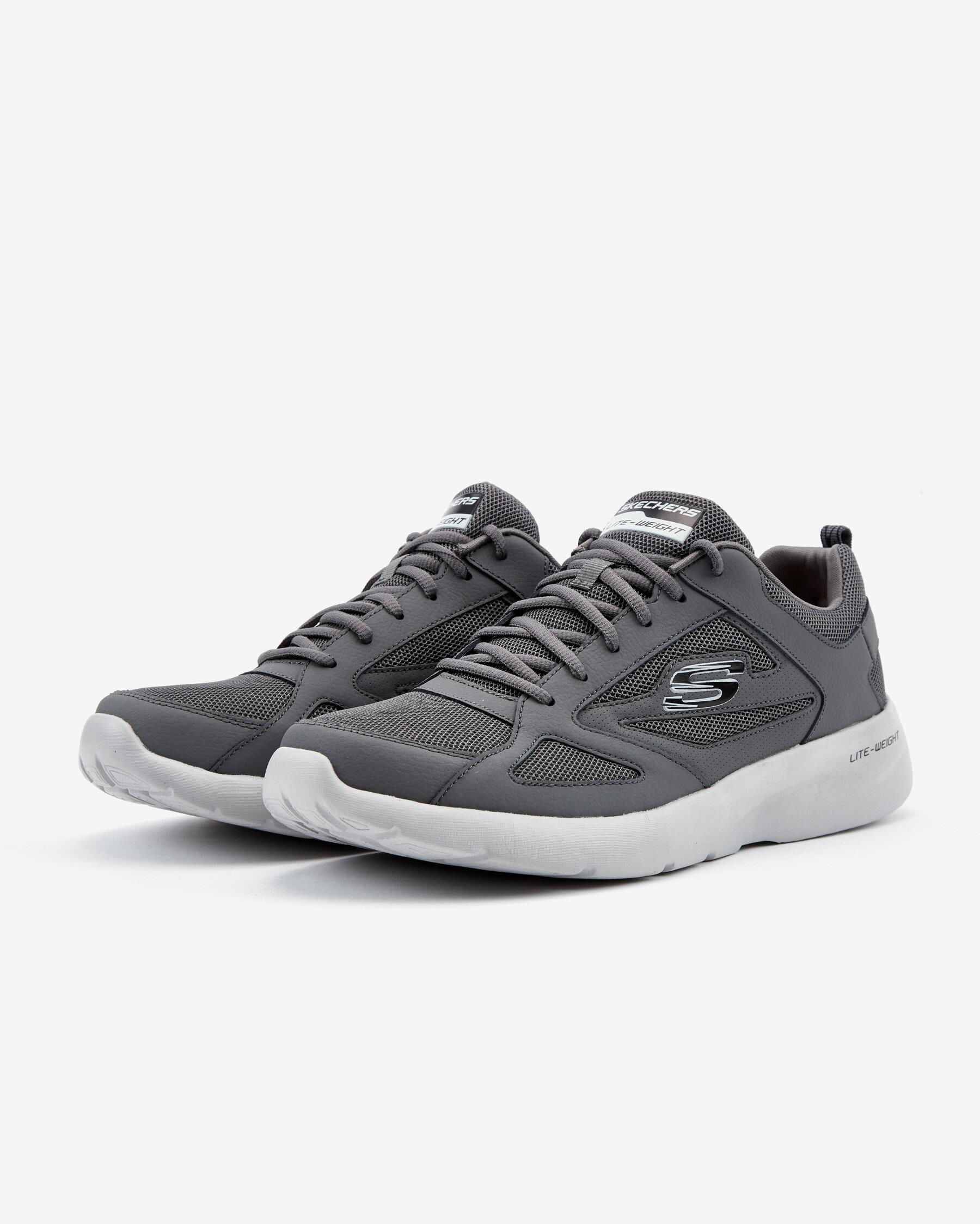 Skechers Dynamight 2.0-Fallford Erkek Gri Spor Ayakkabı