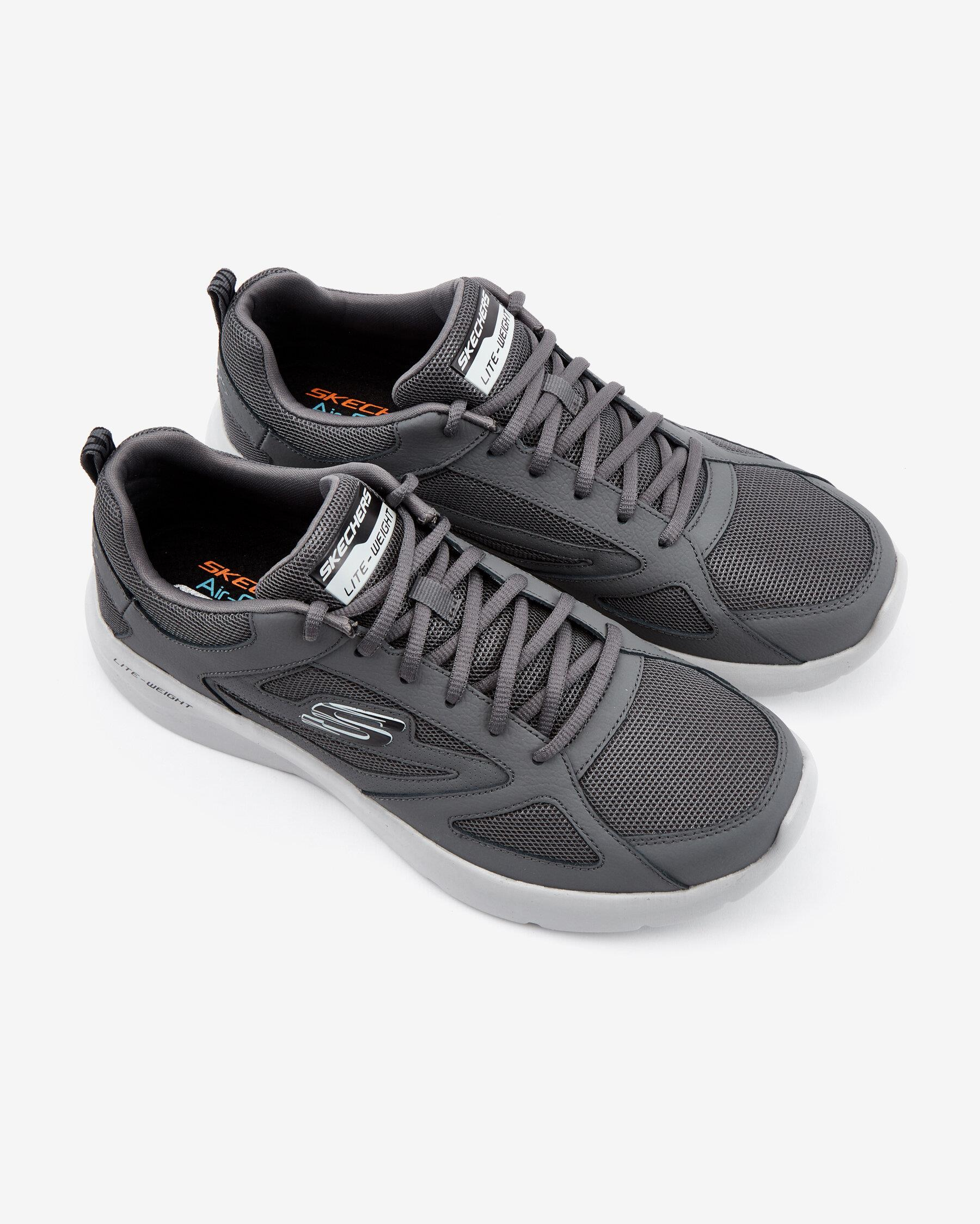 Skechers Dynamight 2.0-Fallford Erkek Gri Spor Ayakkabı