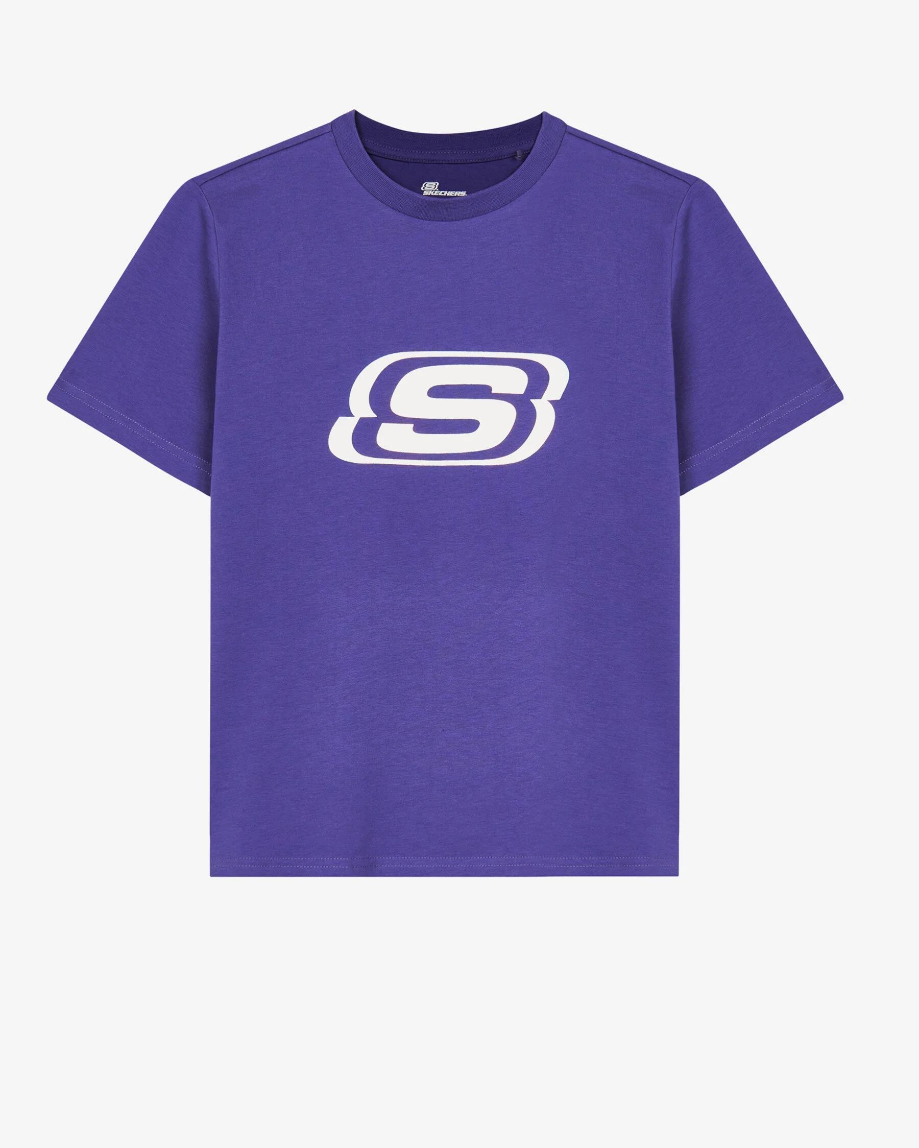 Skechers Essential G Short Sleeve  T-Shirt Kız Çocuk  Bisiklet Yaka Tshirt