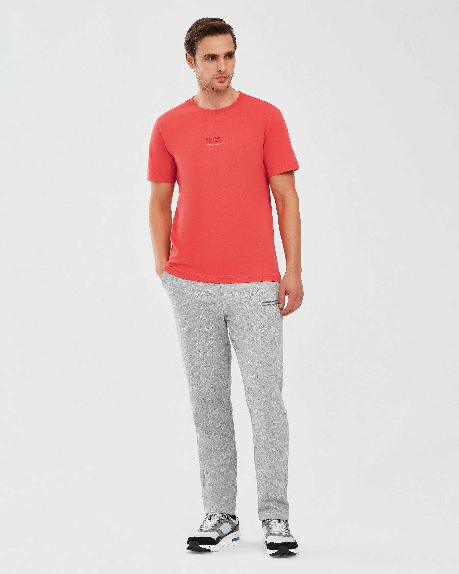 Skechers Essential M Short Sleeve  T-Shirt Erkek  Bisiklet Yaka Tshirt