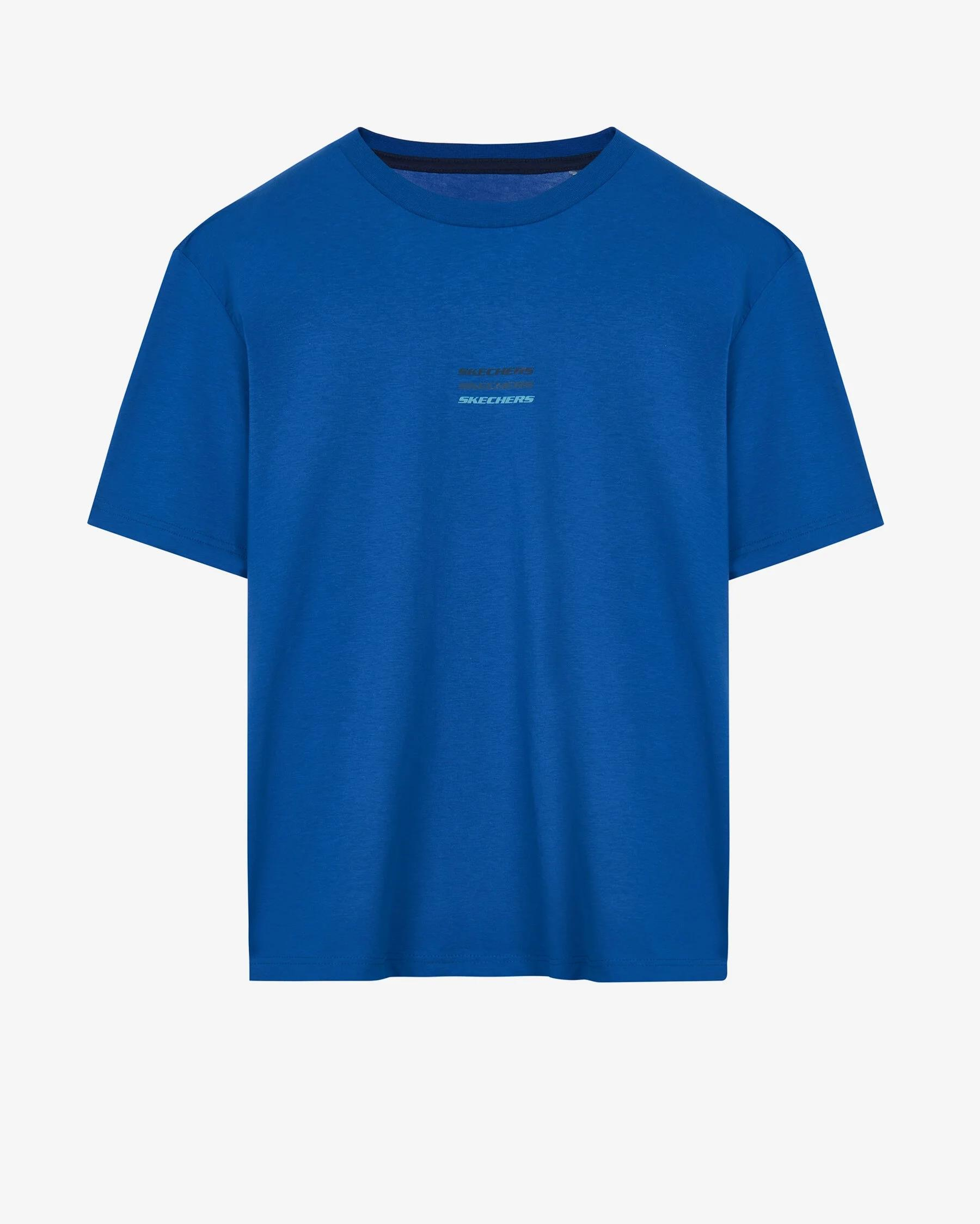 Skechers Essential M Short Sleeve  T-Shirt Erkek  Bisiklet Yaka Tshirt