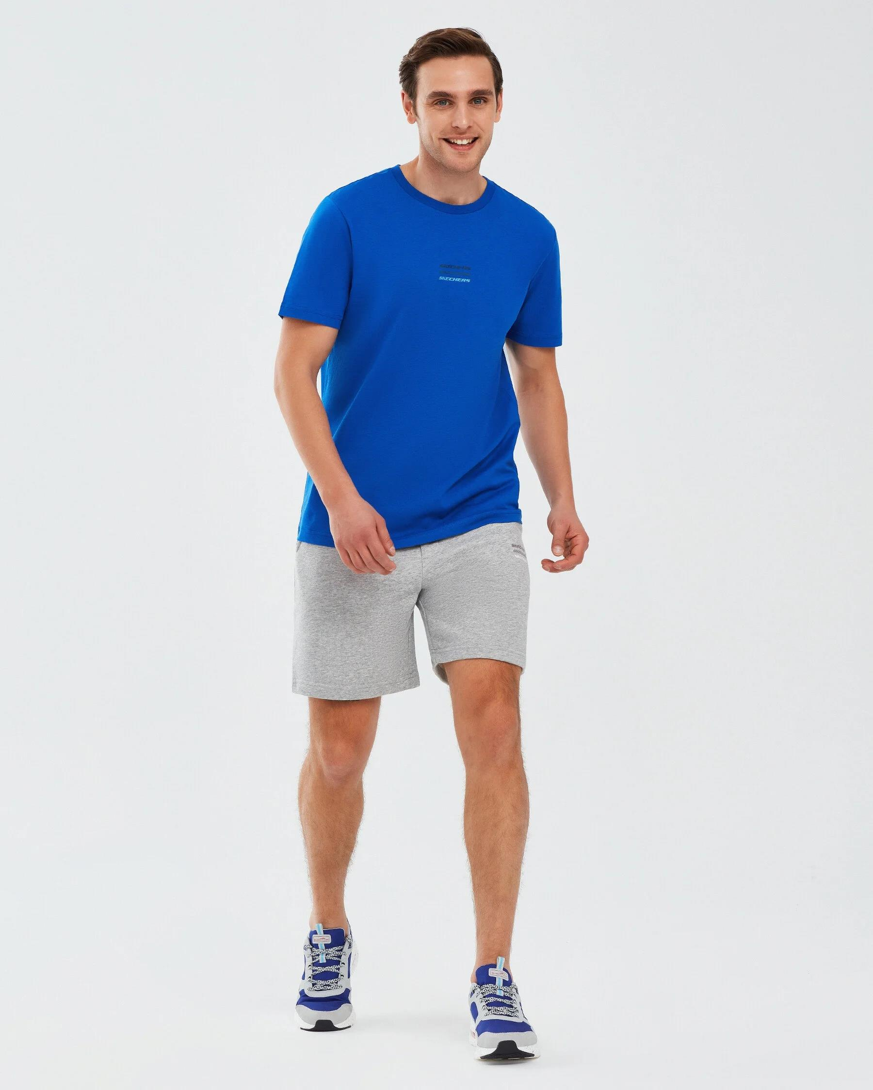 Skechers Essential M Short Sleeve  T-Shirt Erkek  Bisiklet Yaka Tshirt