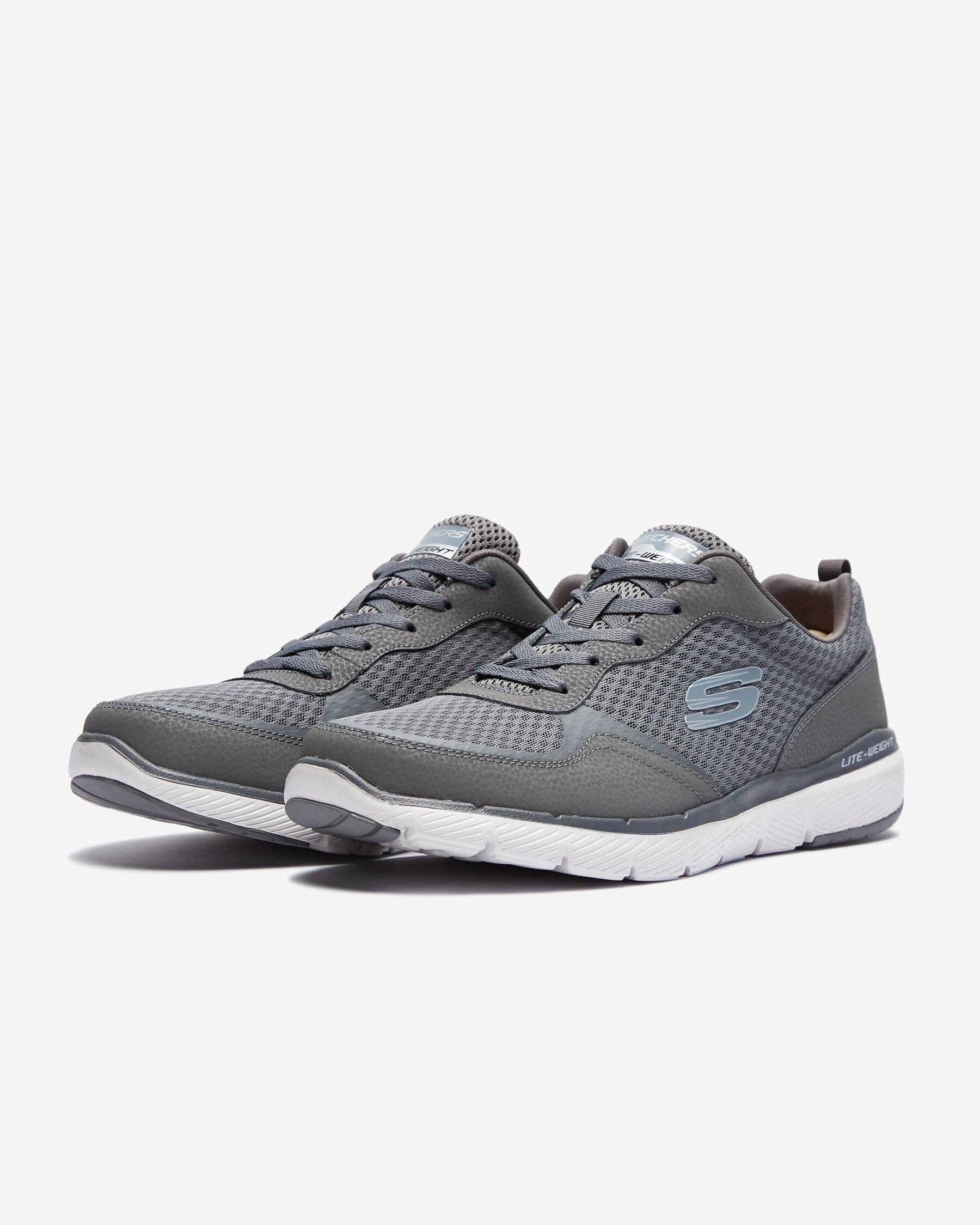Skechers Flex Advantage 3.0 Erkek Gri Spor Ayakkabı