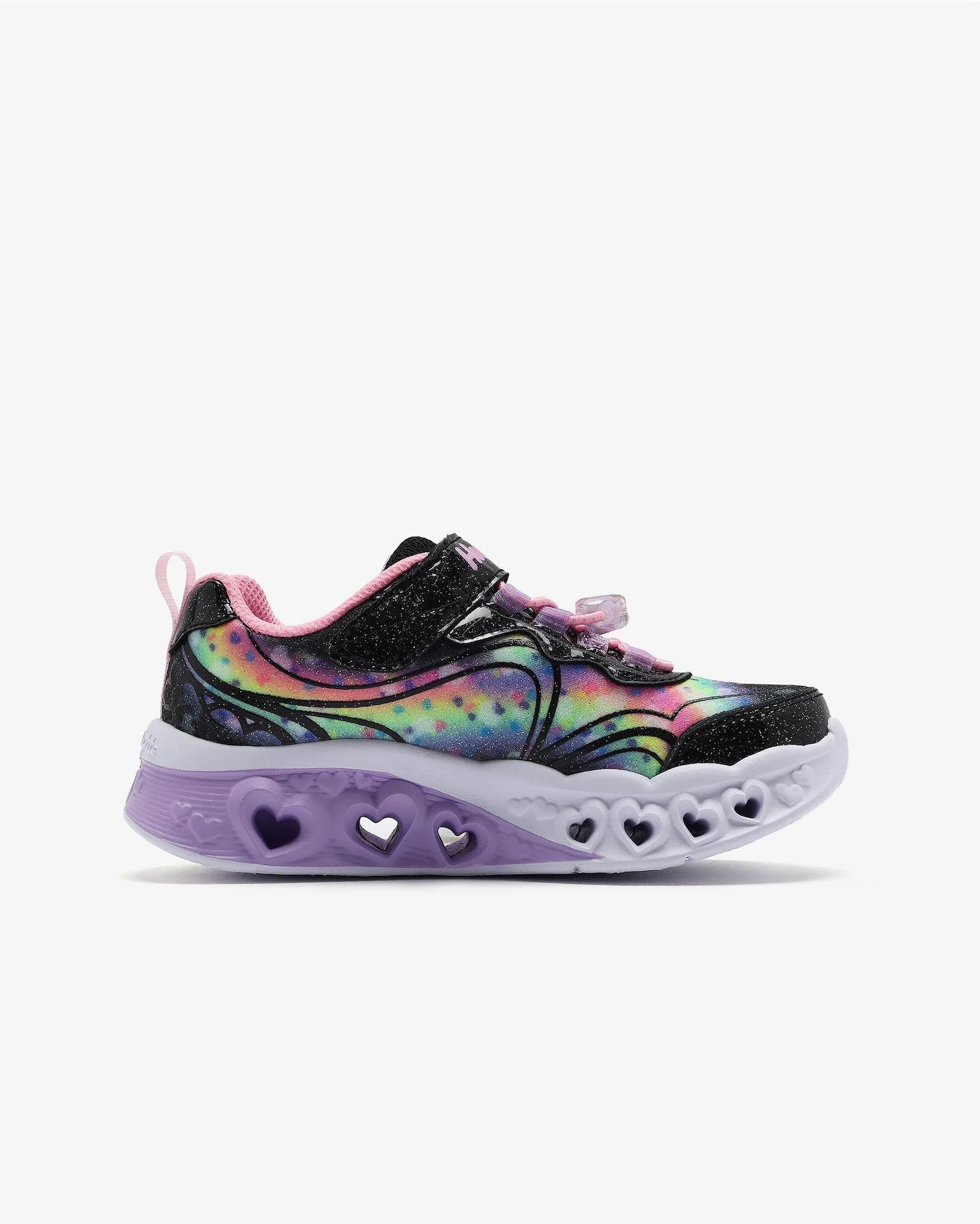 Skechers Flutter Heart Lights - Groovy Swirl Kız Çocuk  Spor Ayakkabı