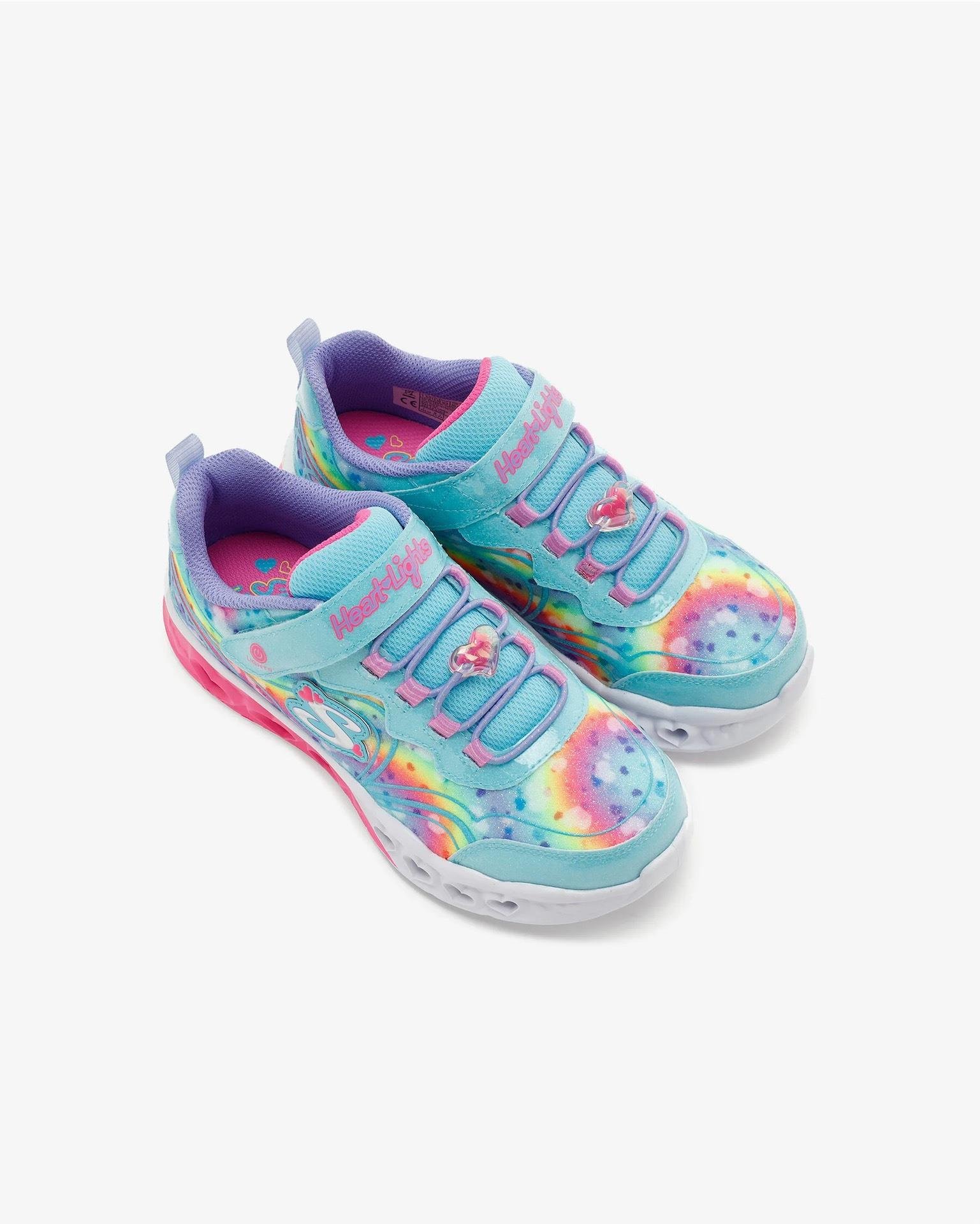 Skechers Flutter Heart Lights - Groovy Swirl Kız Çocuk  Spor Ayakkabı