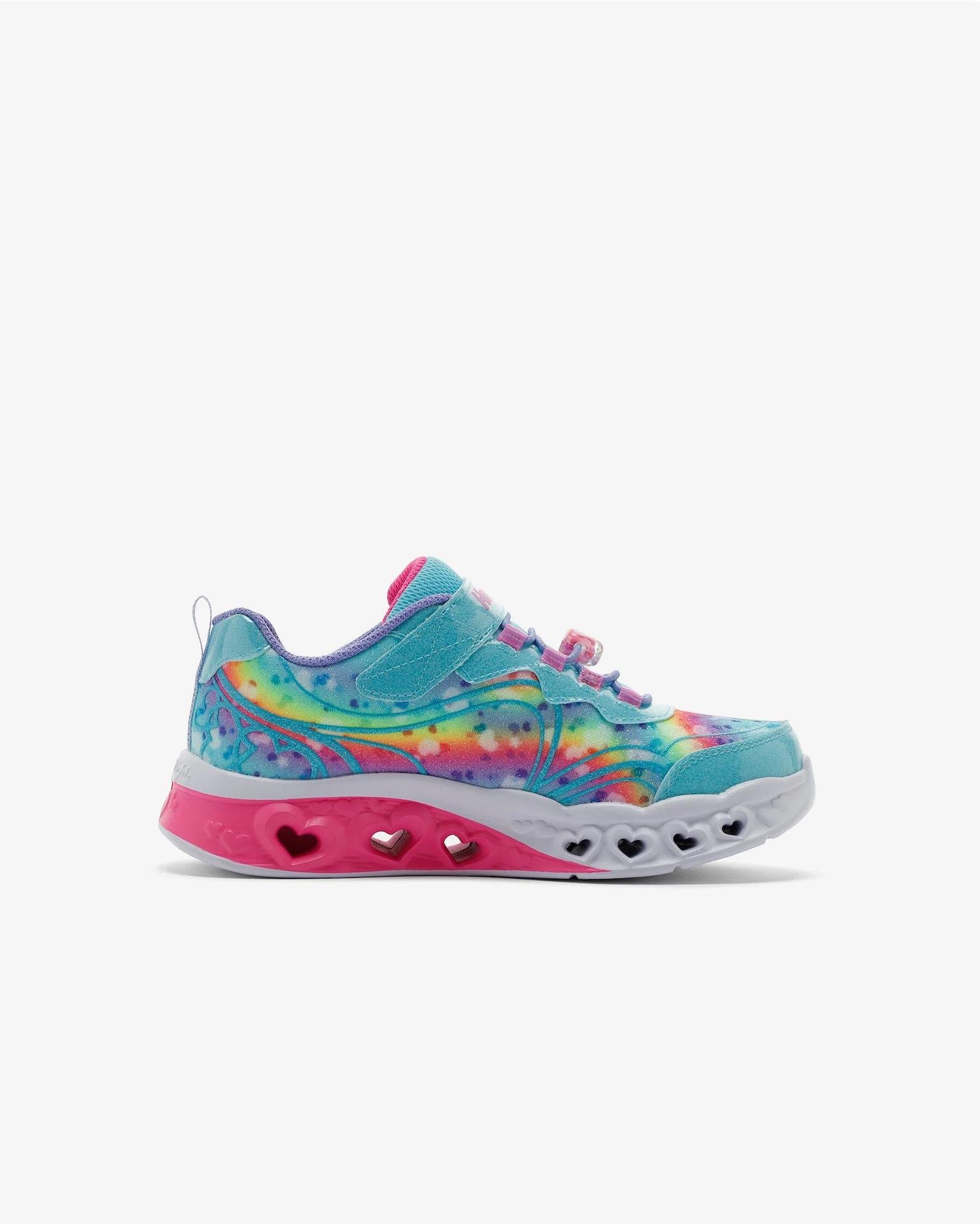 Skechers Flutter Heart Lights - Groovy Swirl Kız Çocuk  Spor Ayakkabı