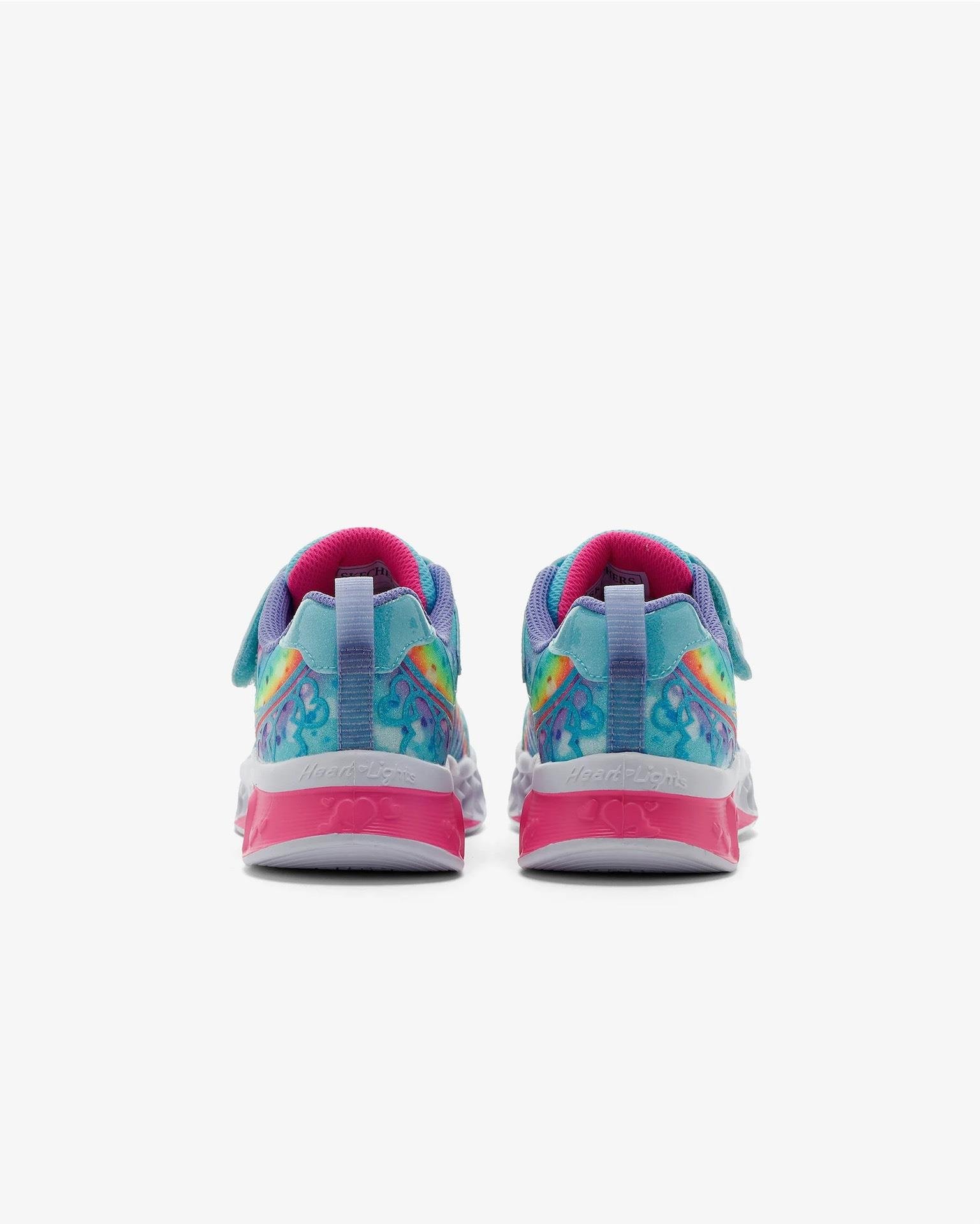 Skechers Flutter Heart Lights - Groovy Swirl Kız Çocuk  Spor Ayakkabı
