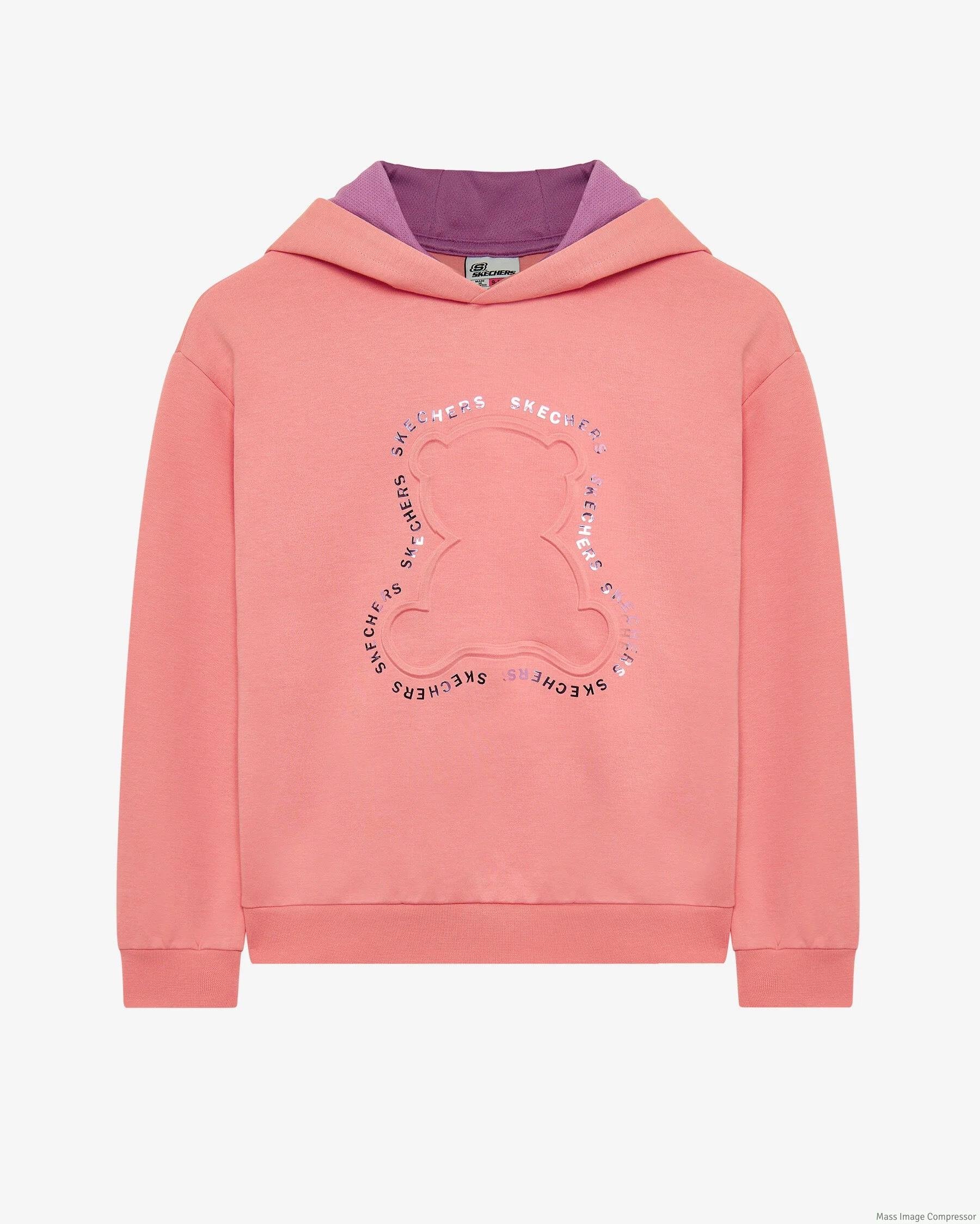 Skechers G 2Xı-Lock Loose Fit Sweatshirt Kız Çocuk  Kapşonlu Sweat