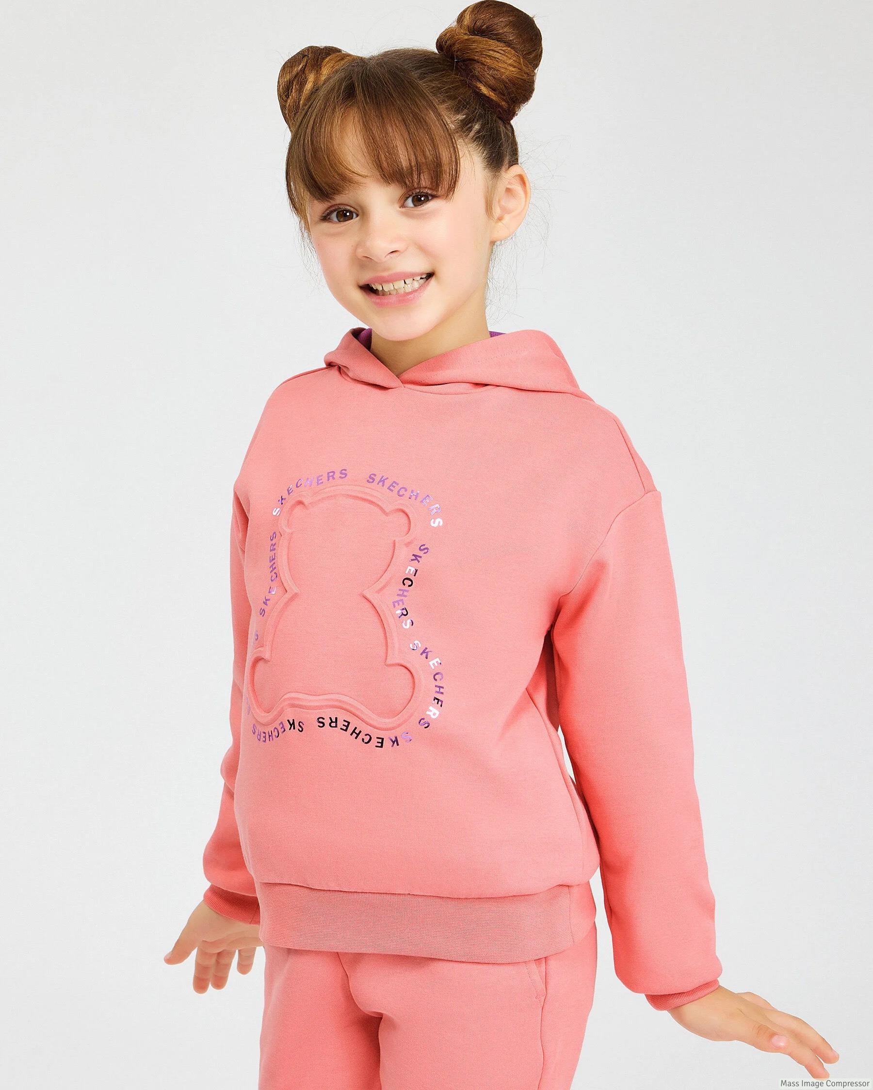 Skechers G 2Xı-Lock Loose Fit Sweatshirt Kız Çocuk  Kapşonlu Sweat