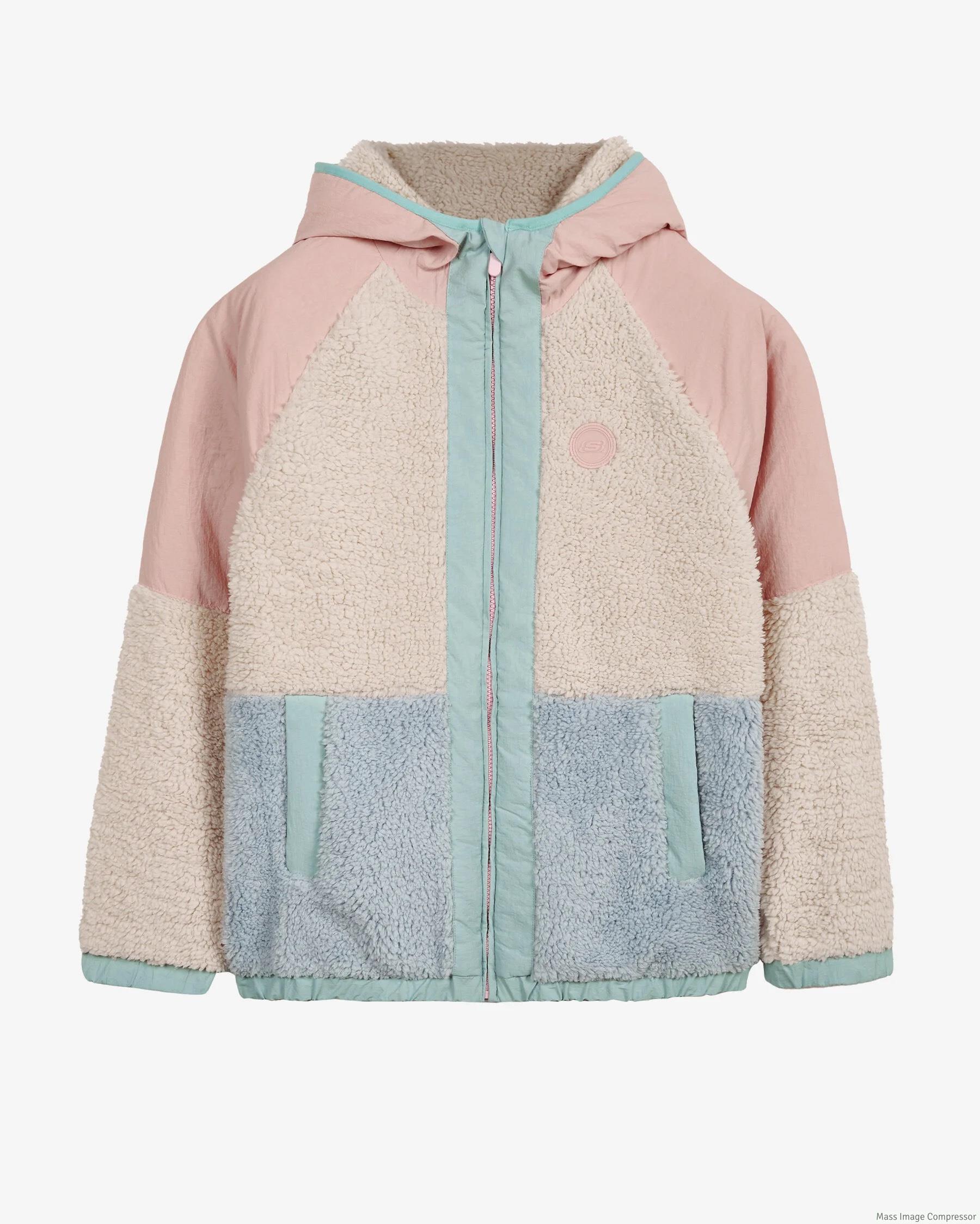 Skechers G Outdoor Fleece Full Zip Sherpa Kız Çocuk  Mont