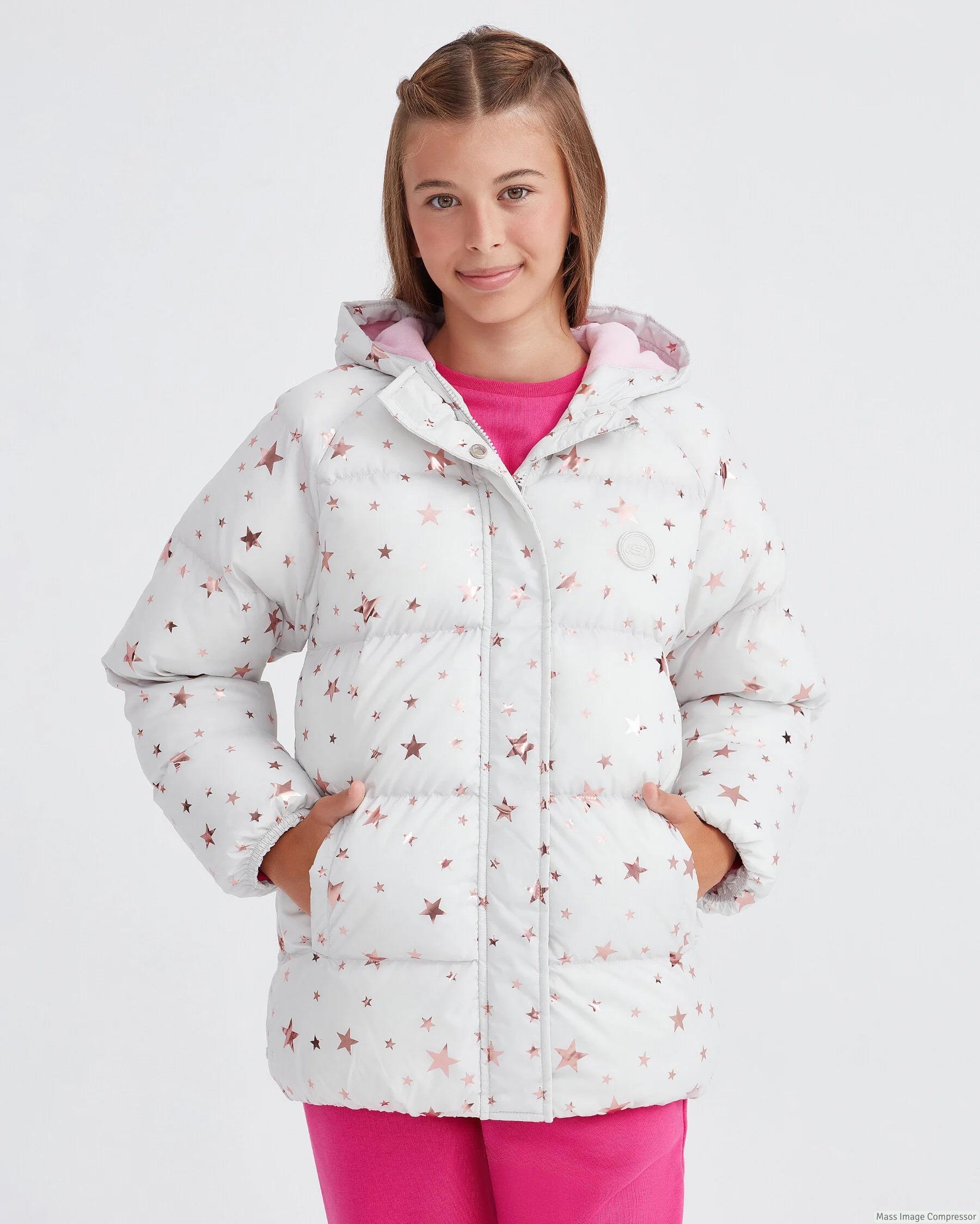 Skechers G Outerwear Padded Jacket Kız Çocuk  Mont
