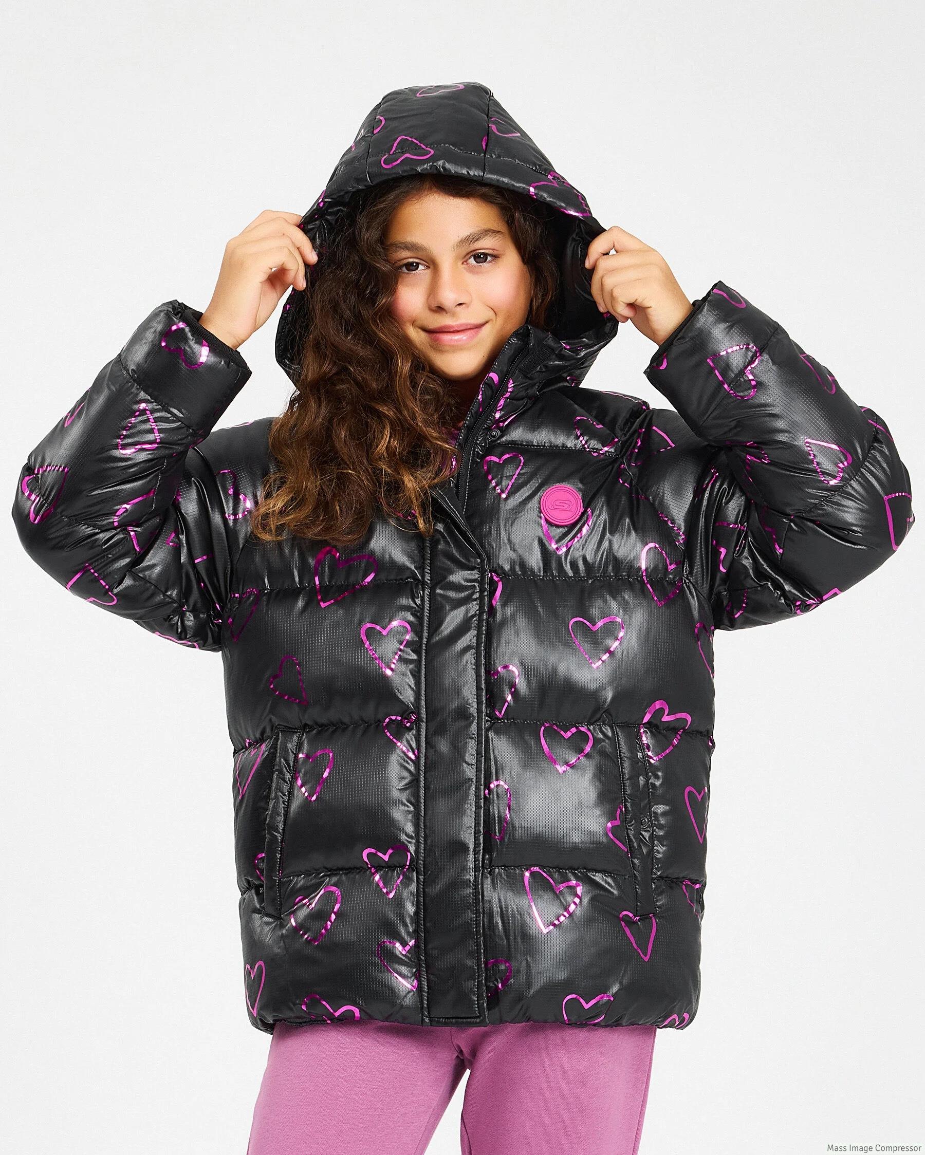 Skechers G Outerwear Padded Jacket Kız Çocuk  Mont