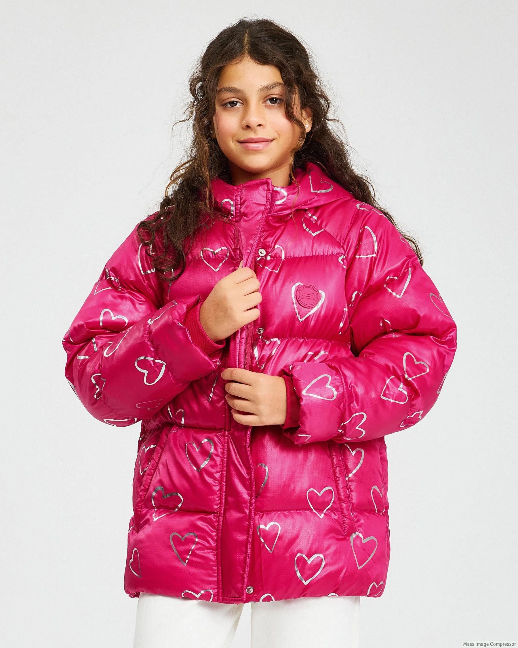 Skechers G Outerwear Padded Jacket Kız Çocuk  Mont
