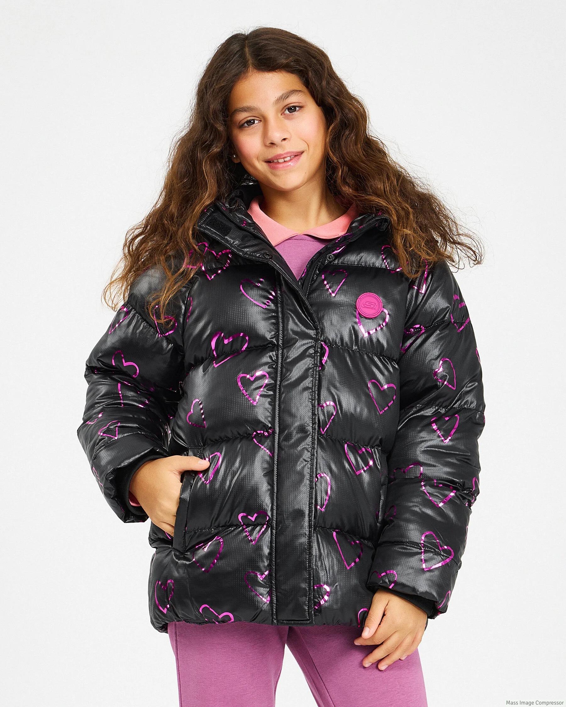 Skechers G Outerwear Padded Jacket Kız Çocuk  Mont