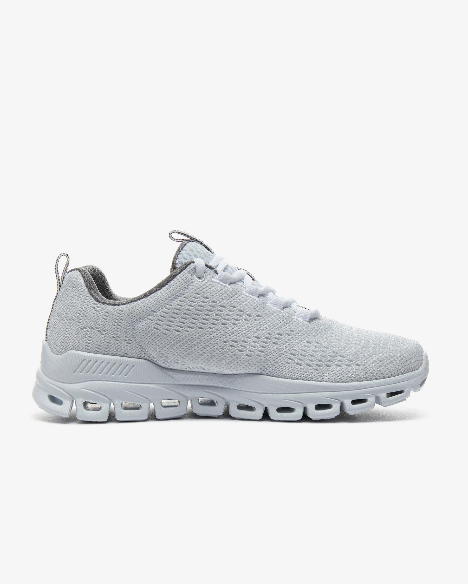 Skechers Glide-Step-Fasten Up Erkek Beyaz Spor Ayakkabı