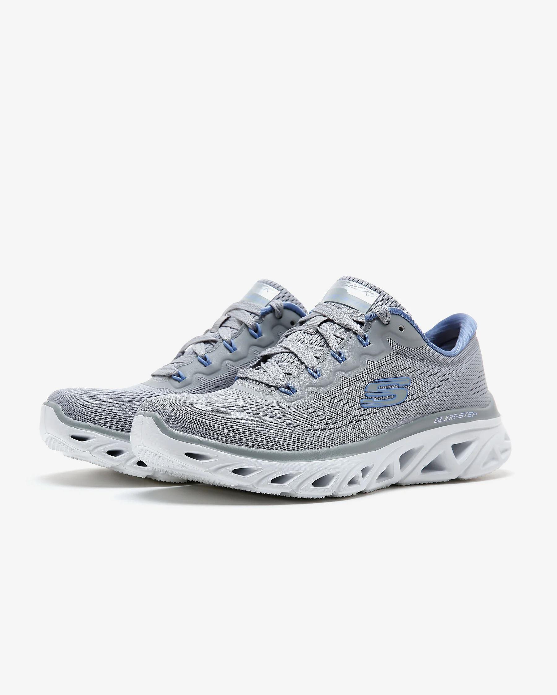 Skechers Glide-Step Sport-High Roller Kadın Gri Spor Ayakkabı