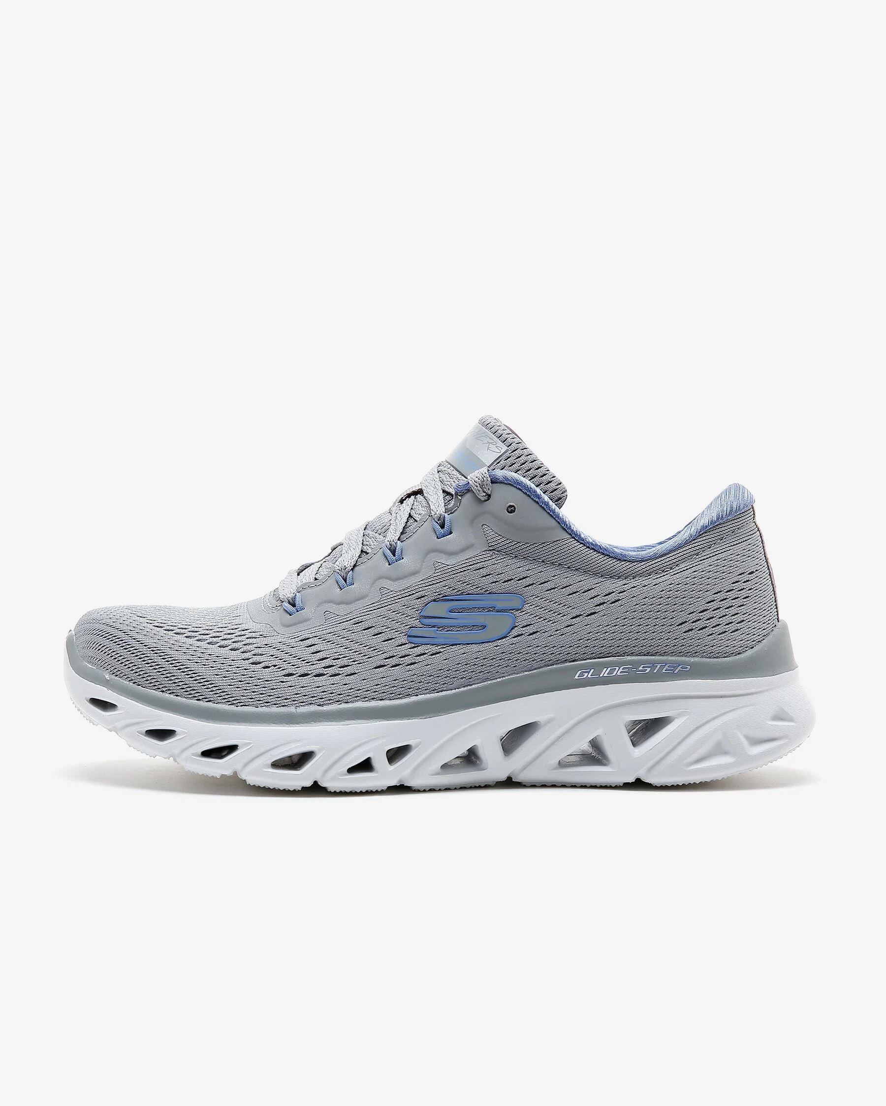 Skechers Glide-Step Sport-High Roller Kadın Gri Spor Ayakkabı