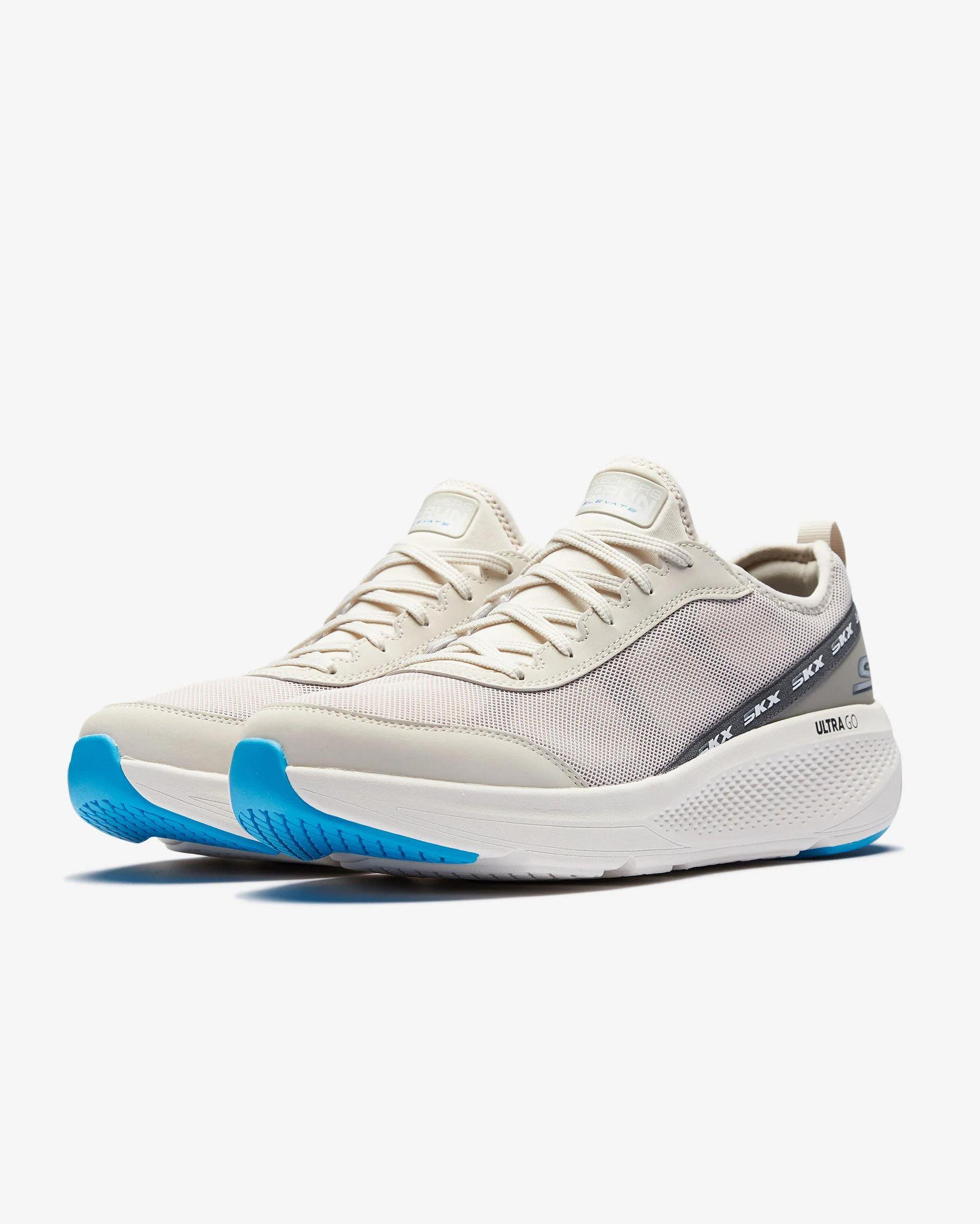 Skechers Go Run Elevate - Accelerate Erkek Krem Spor Ayakkabı