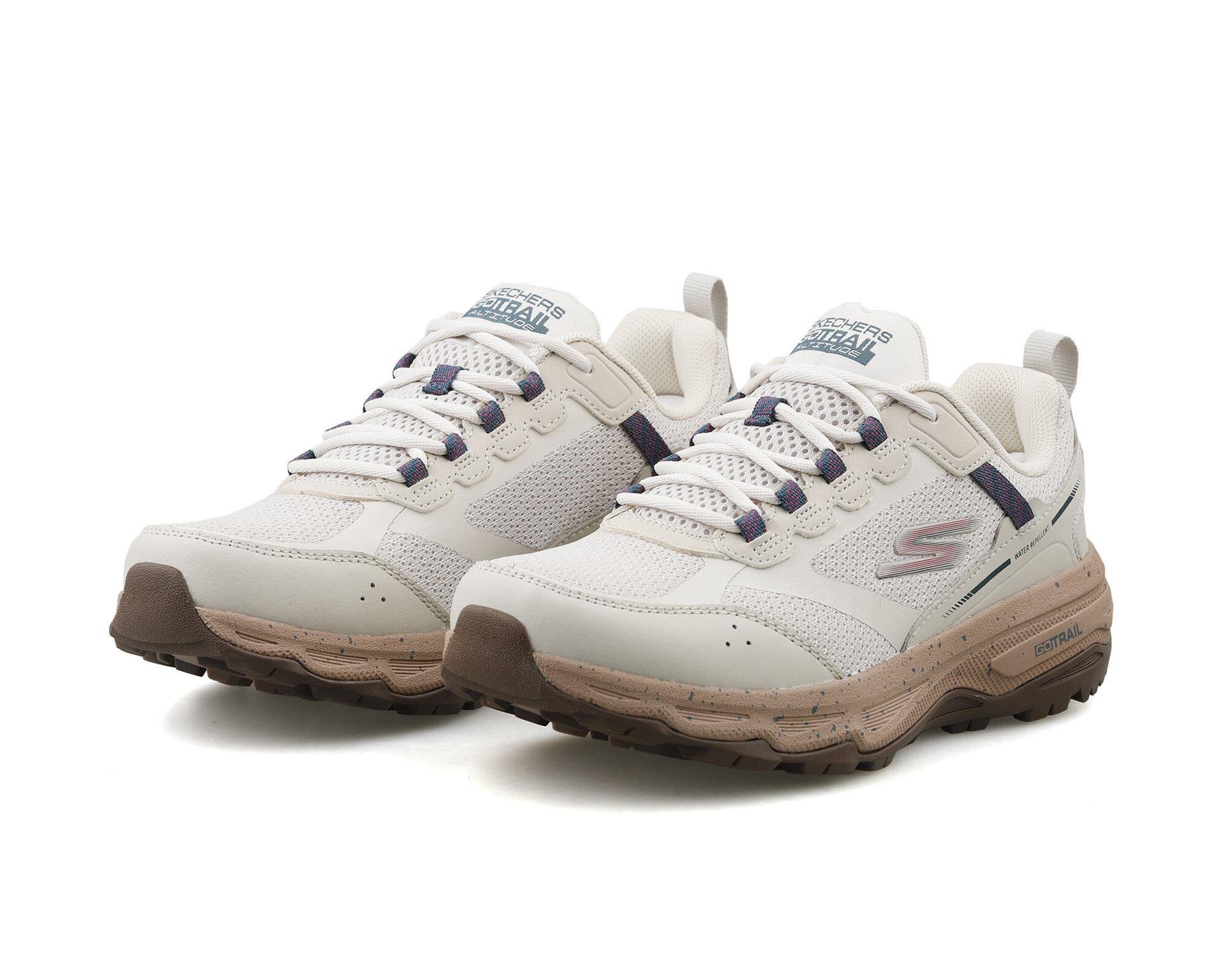 Skechers Go Run Traıl Altıtude - Rıdge Kadın Krem Spor Ayakkabı