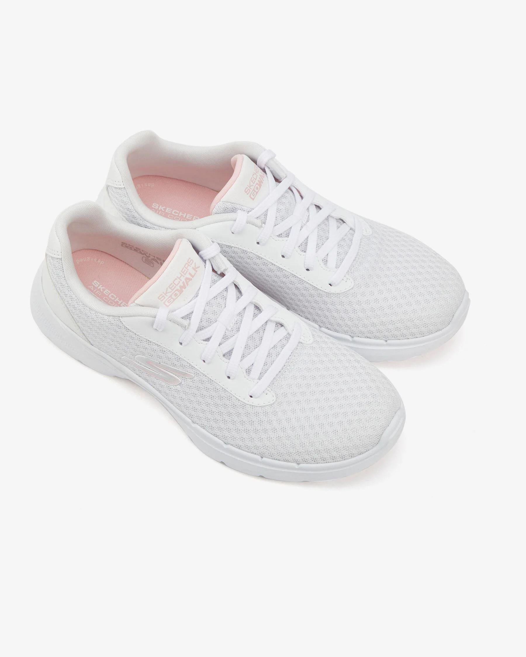 Skechers Go Walk 6 - Iconic Vision Kadın Beyaz Spor Ayakkabı
