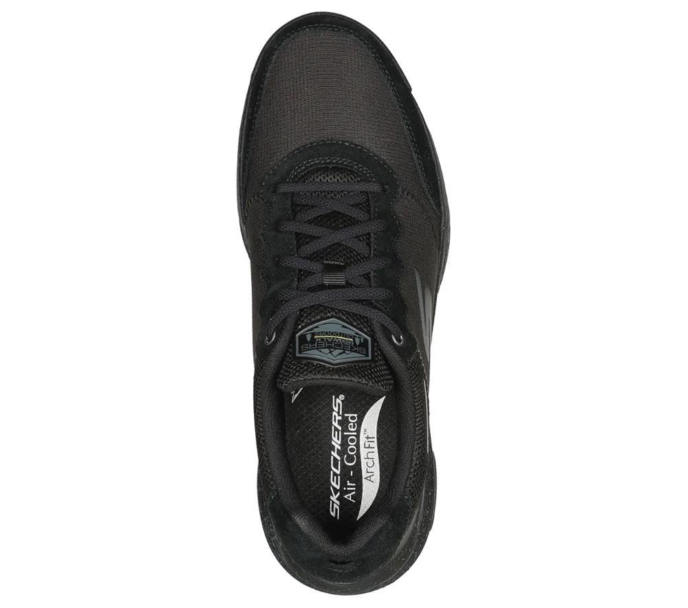 Skechers Go Walk Arch Fıt Outdoor-Opal Erkek Siyah Spor Ayakkabı