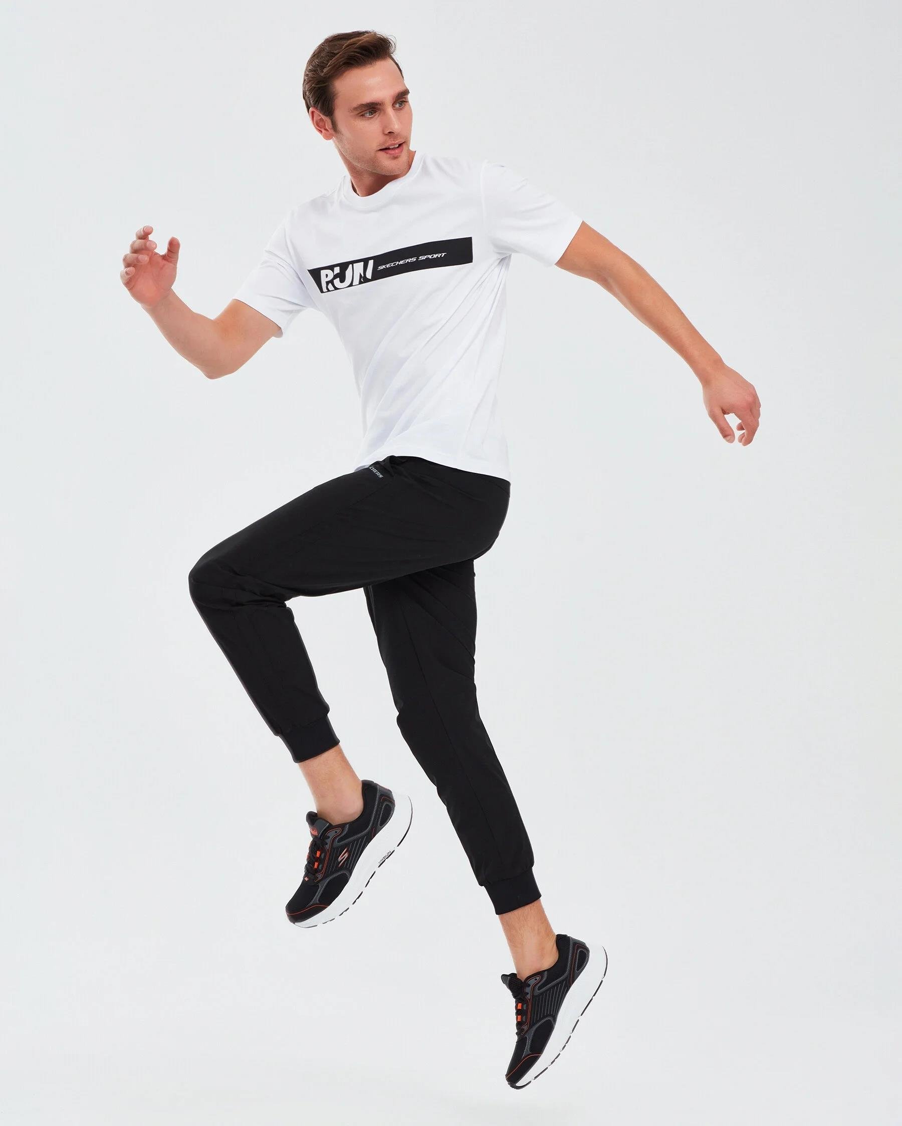Skechers Graphic T-Shirt M Short Sleeve Erkek  Bisiklet Yaka Tshirt
