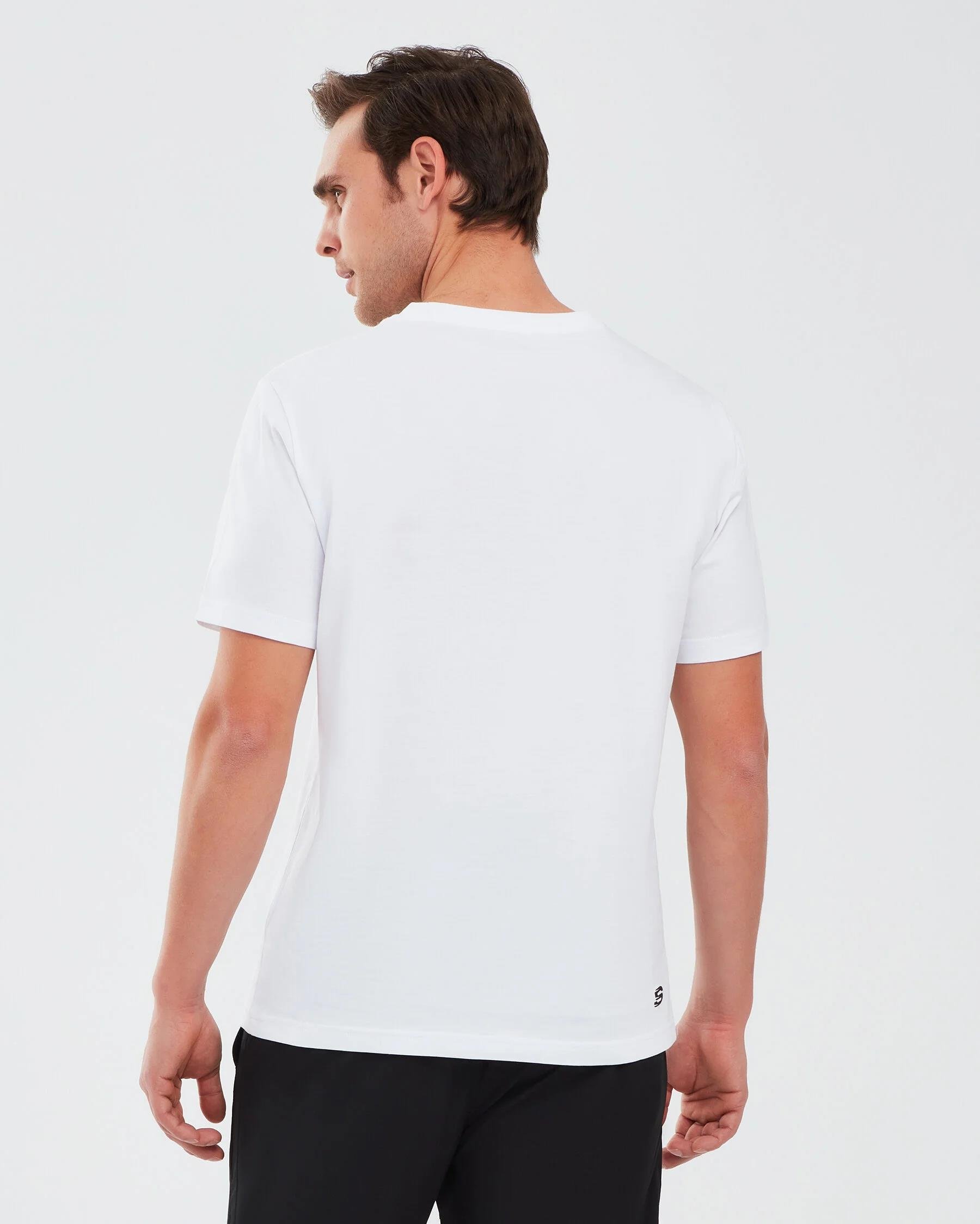Skechers Graphic T-Shirt M Short Sleeve Erkek  Bisiklet Yaka Tshirt