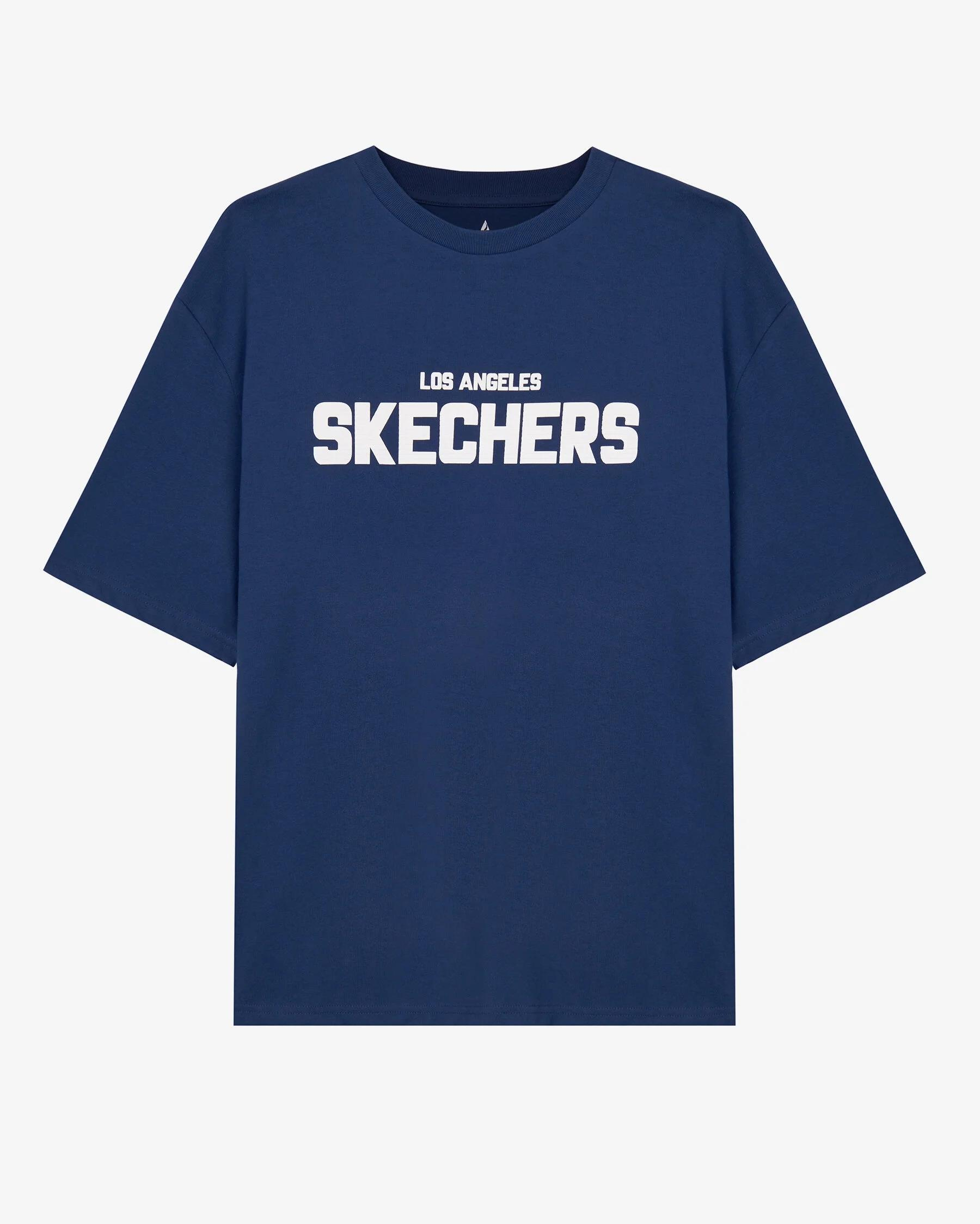 Skechers Graphic T-Shirt M Short Sleeve Erkek  Bisiklet Yaka Tshirt