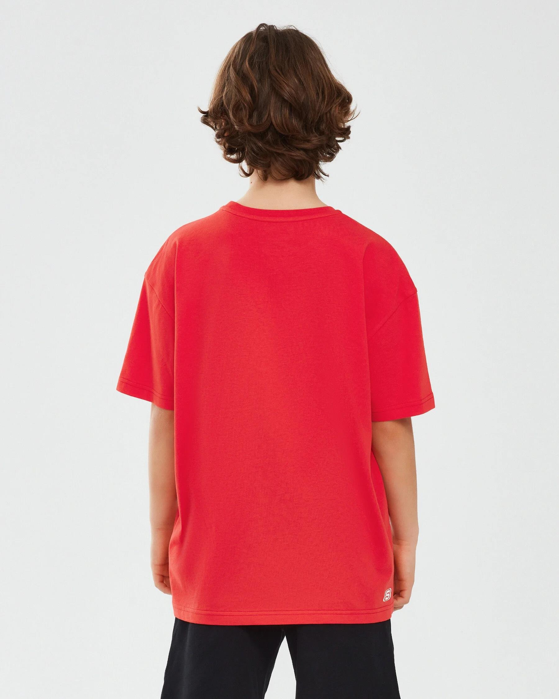 Skechers Graphic Tee B Short Sleeve Erkek Çocuk  Bisiklet Yaka Tshirt