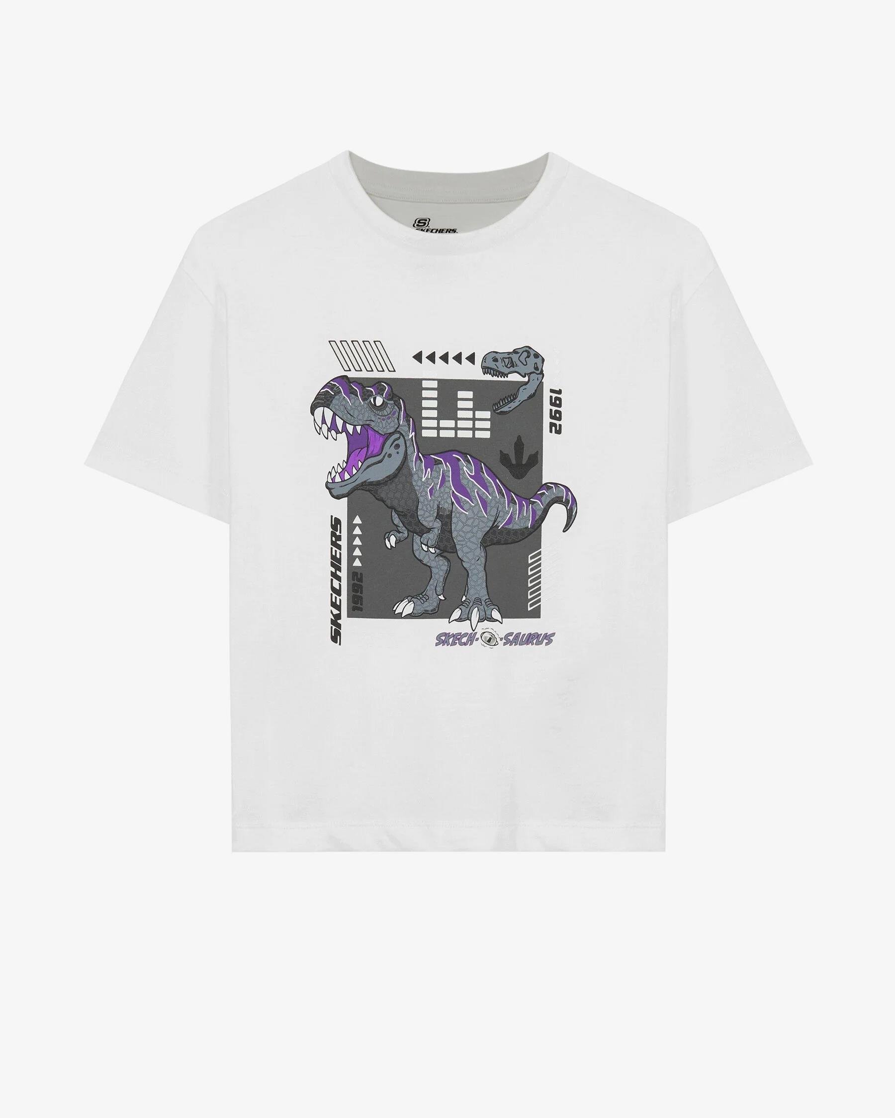 Skechers Graphic Tee B Short Sleeve Erkek Çocuk  Bisiklet Yaka Tshirt