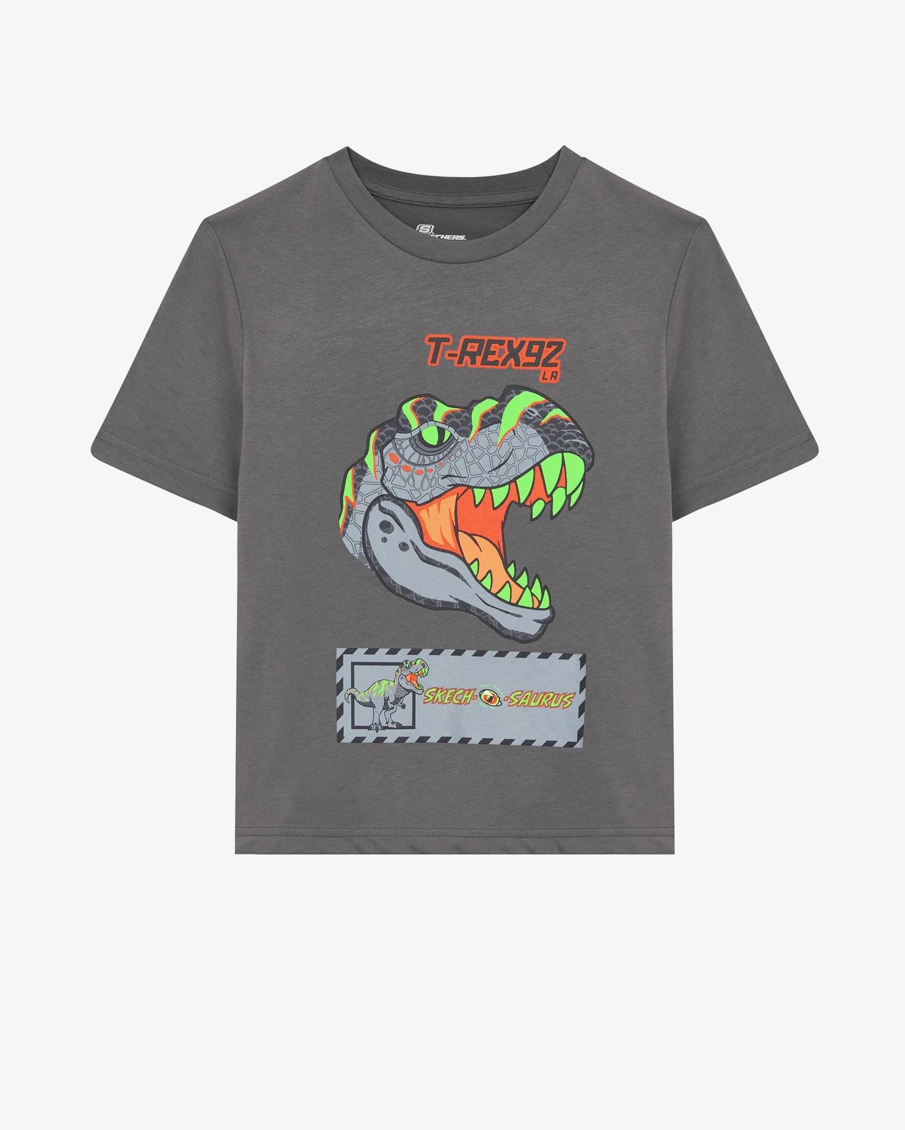 Skechers Graphic Tee B Short Sleeve Erkek Çocuk  Bisiklet Yaka Tshirt