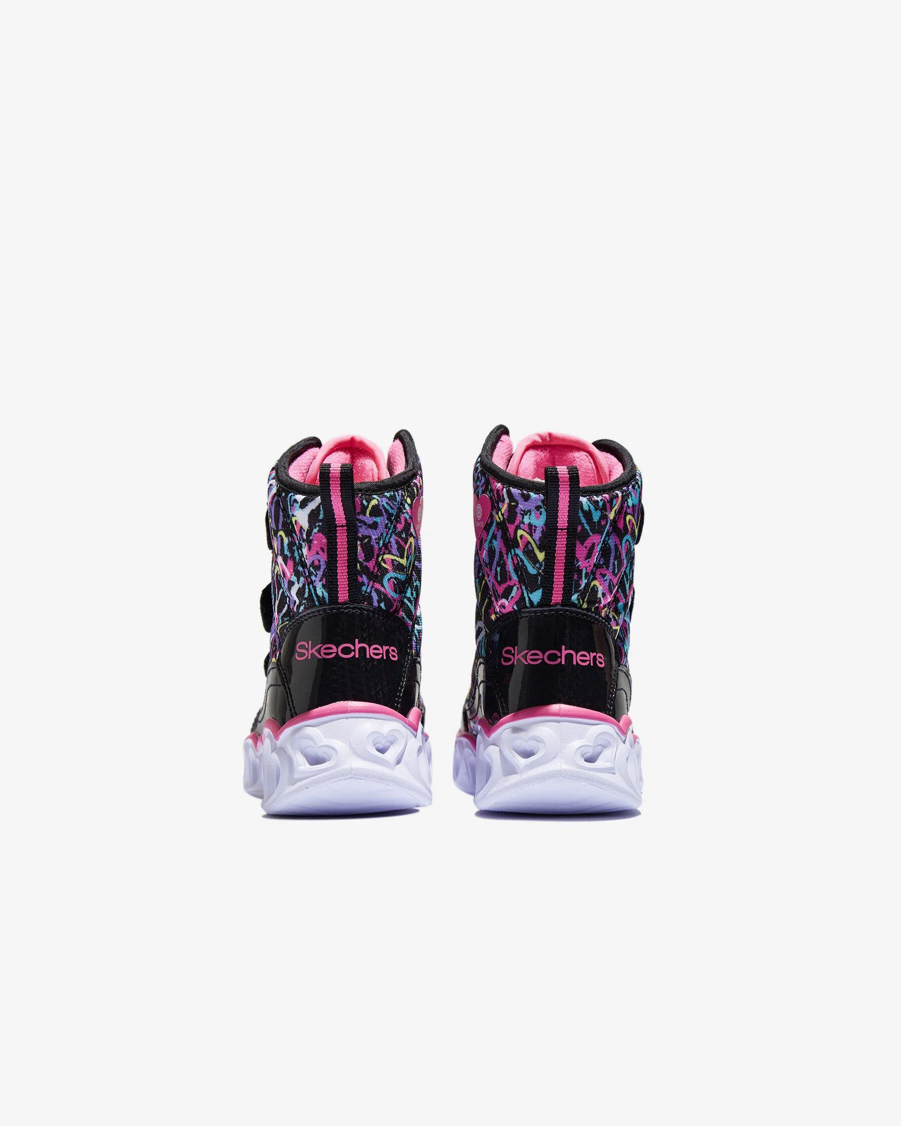 Skechers Heart Lights Kız Çocuk Siyah Spor Ayakkabı