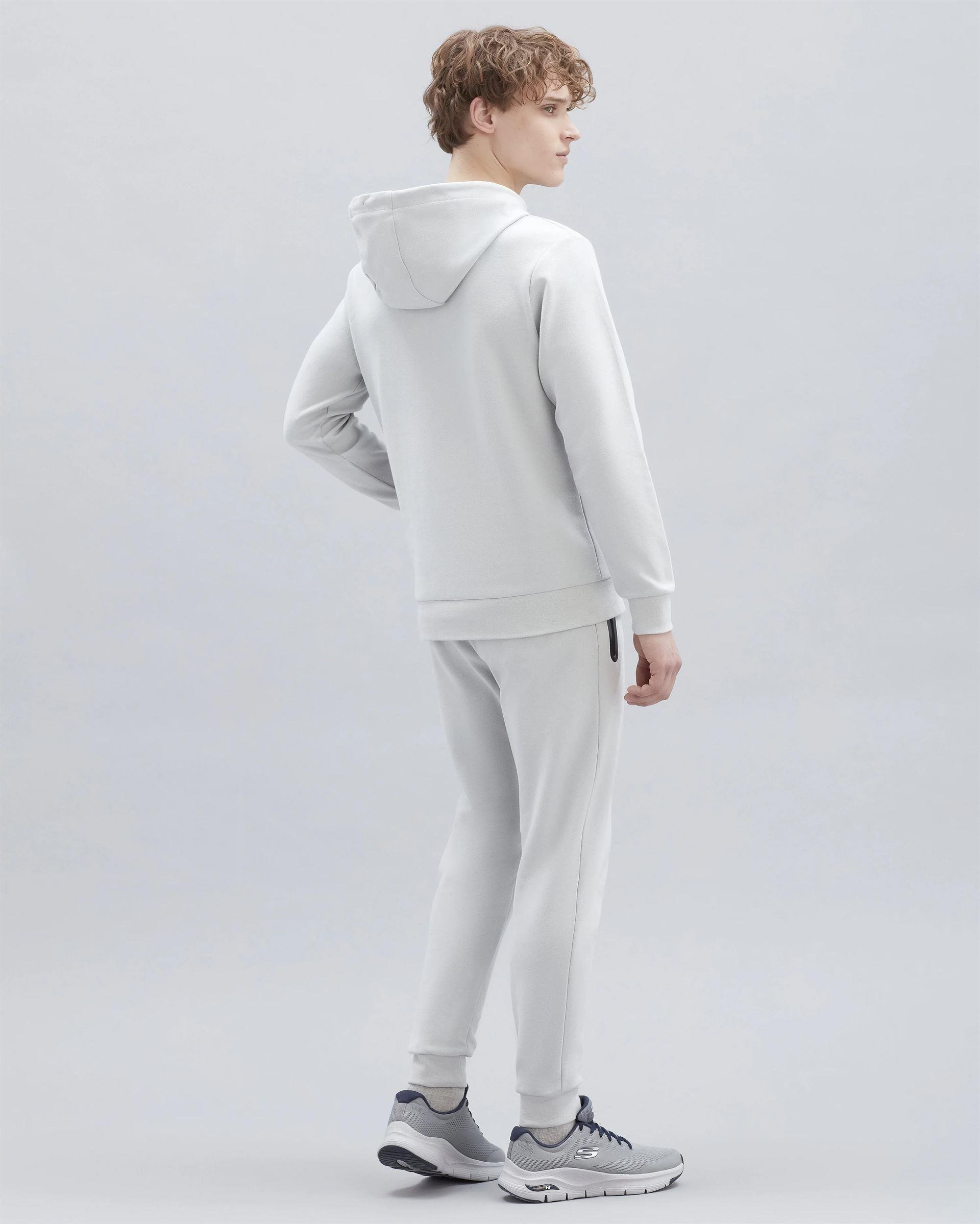 Skechers M 2Xİ-Lock Arm Zipped Hoodie Erkek Siyah Kapşonlu Sweat