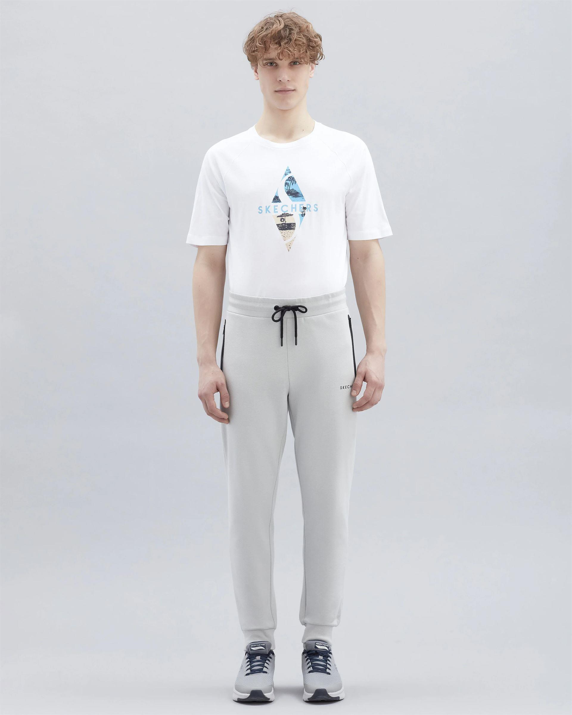 Skechers M 2XI-Lock Flex Detailed Jogger Pant Erkek Gri Eşofman Alt