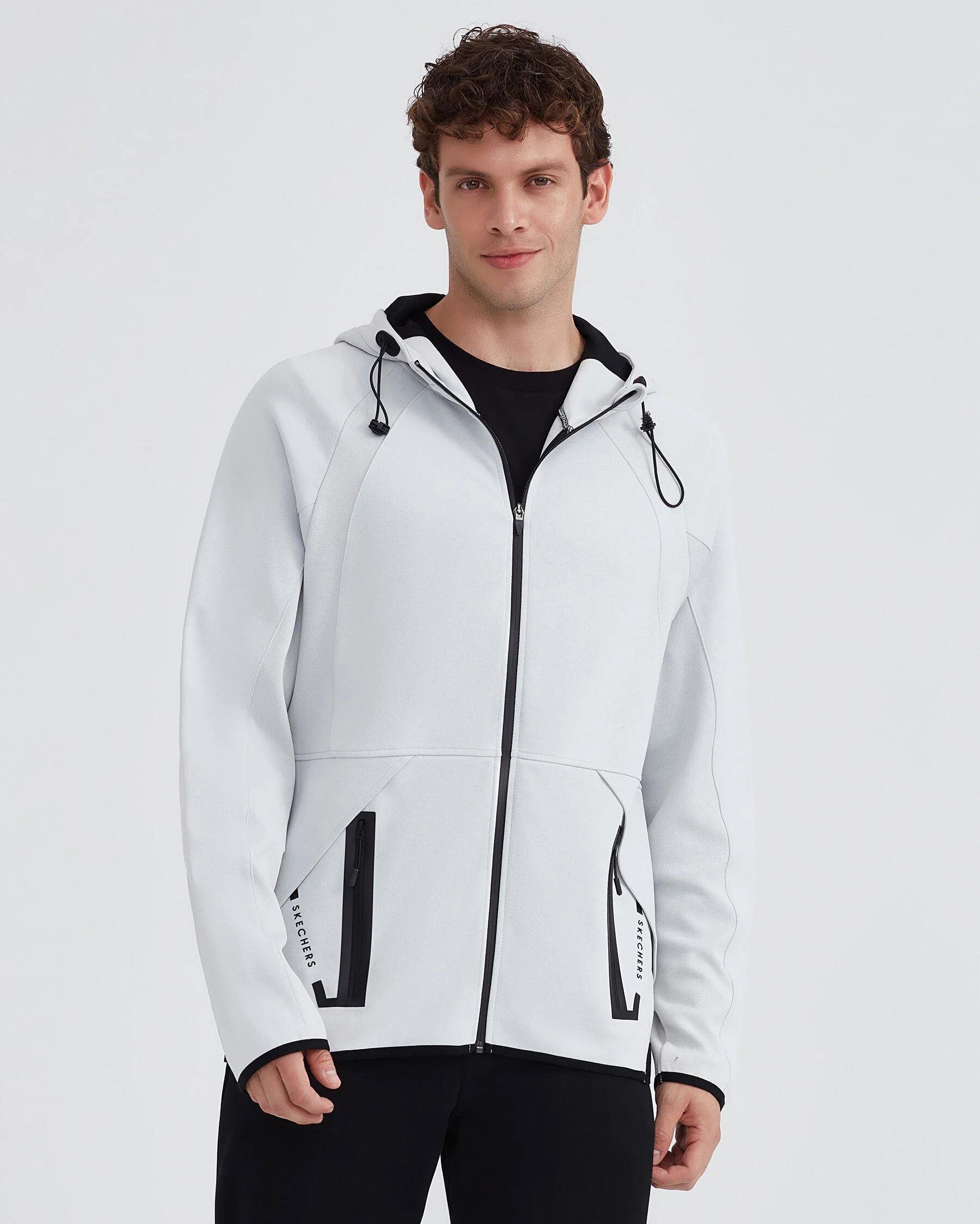 Skechers M 2XI-Lock Full Zip Hoodie Sweatshirt Erkek  Tam Fermuarlı Sweat