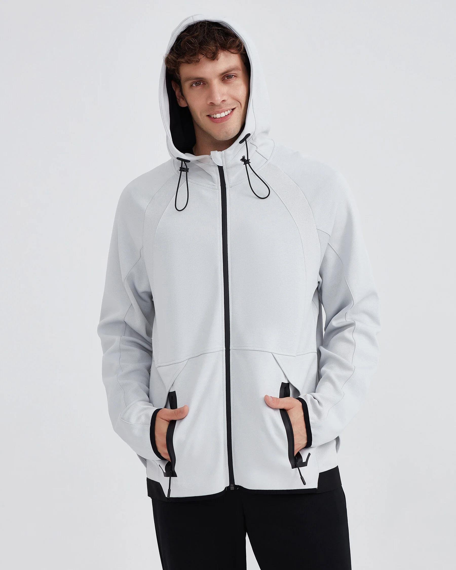 Skechers M 2XI-Lock Full Zip Hoodie Sweatshirt Erkek  Tam Fermuarlı Sweat