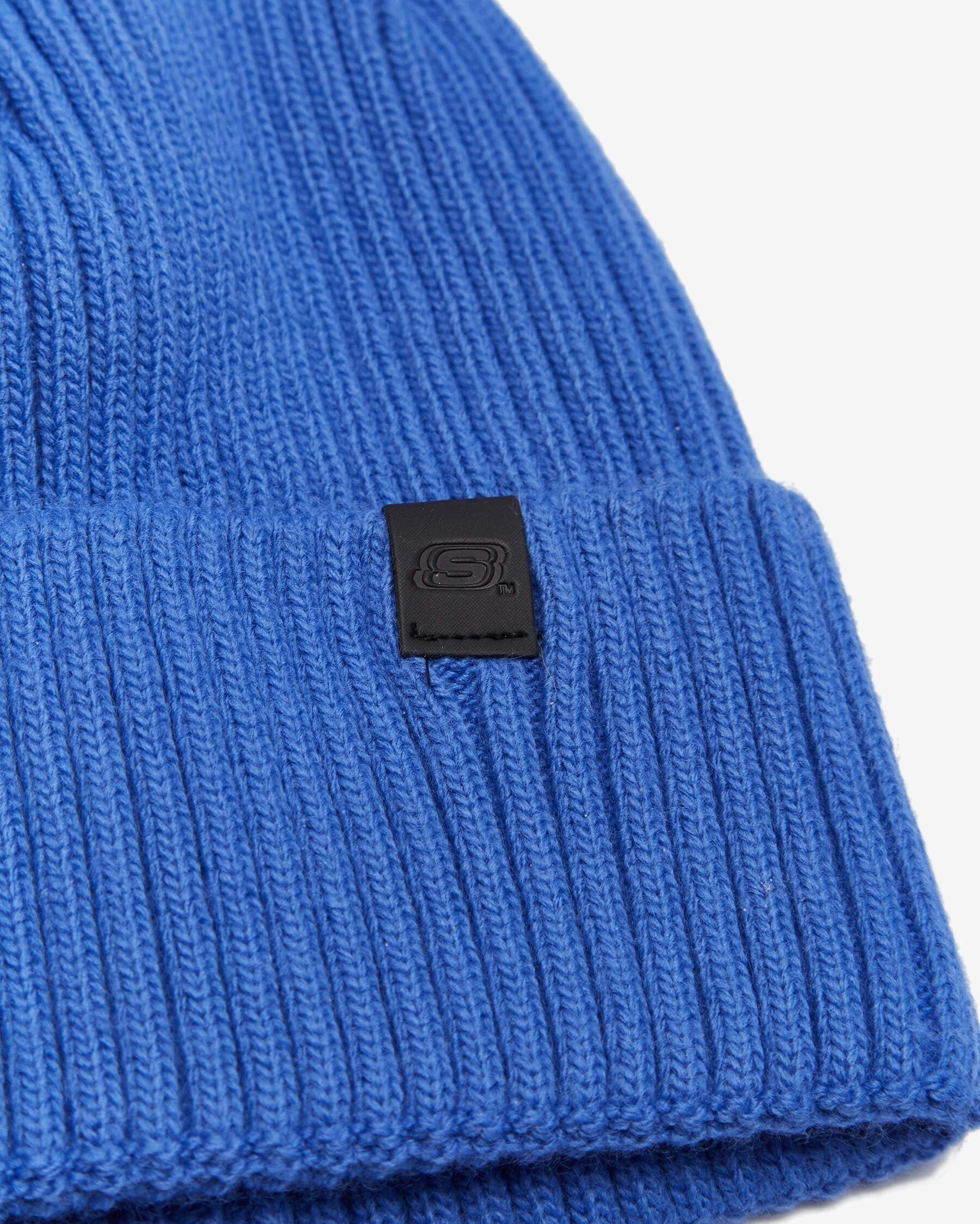 Skechers M Beanie Headwear Erkek Mavi Bere