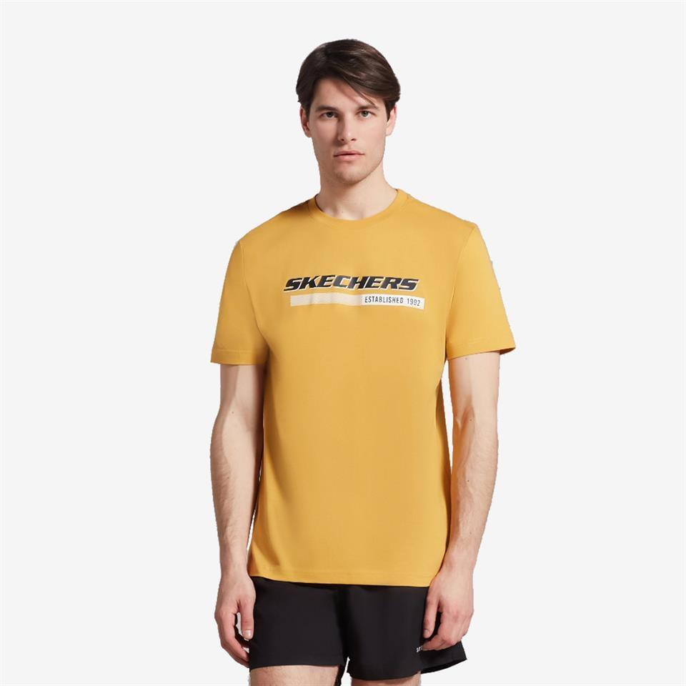 Skechers M Big Logo T-Shirt Erkek  Bisiklet Yaka Tshirt