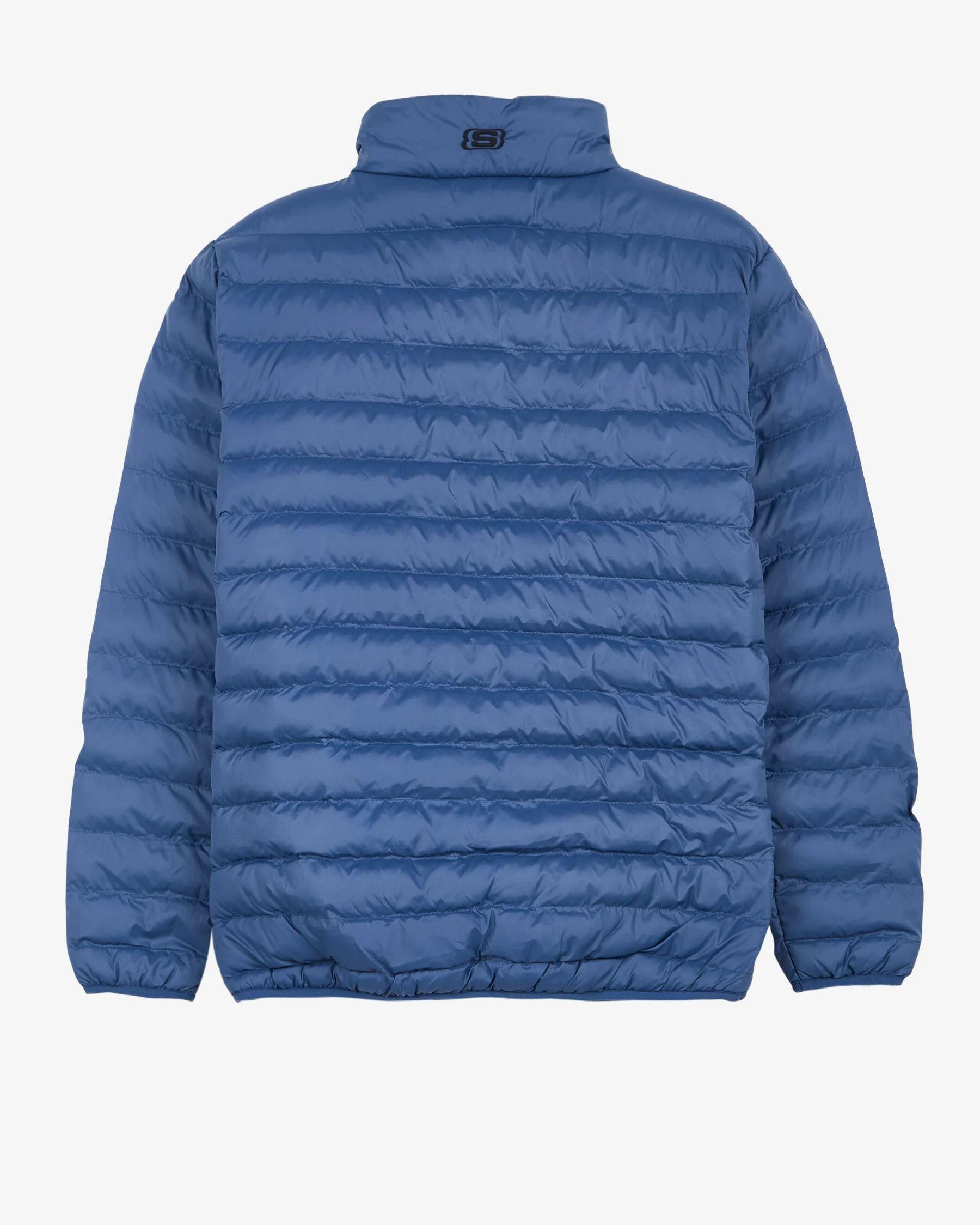 Skechers M Essential Turtle Neck Jacket Erkek Lacivert Mont