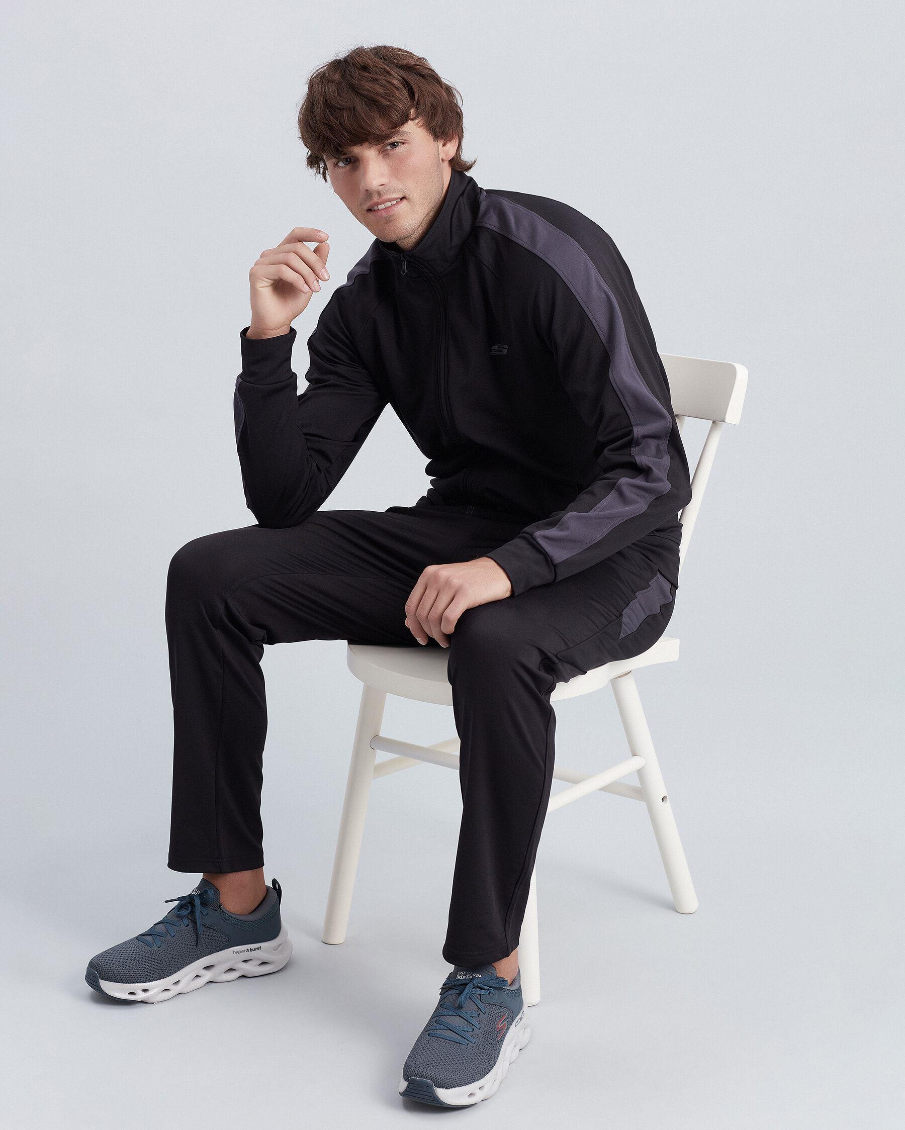 Skechers M Micro Collection Essential Suit Erkek Siyah Eşofman Takım