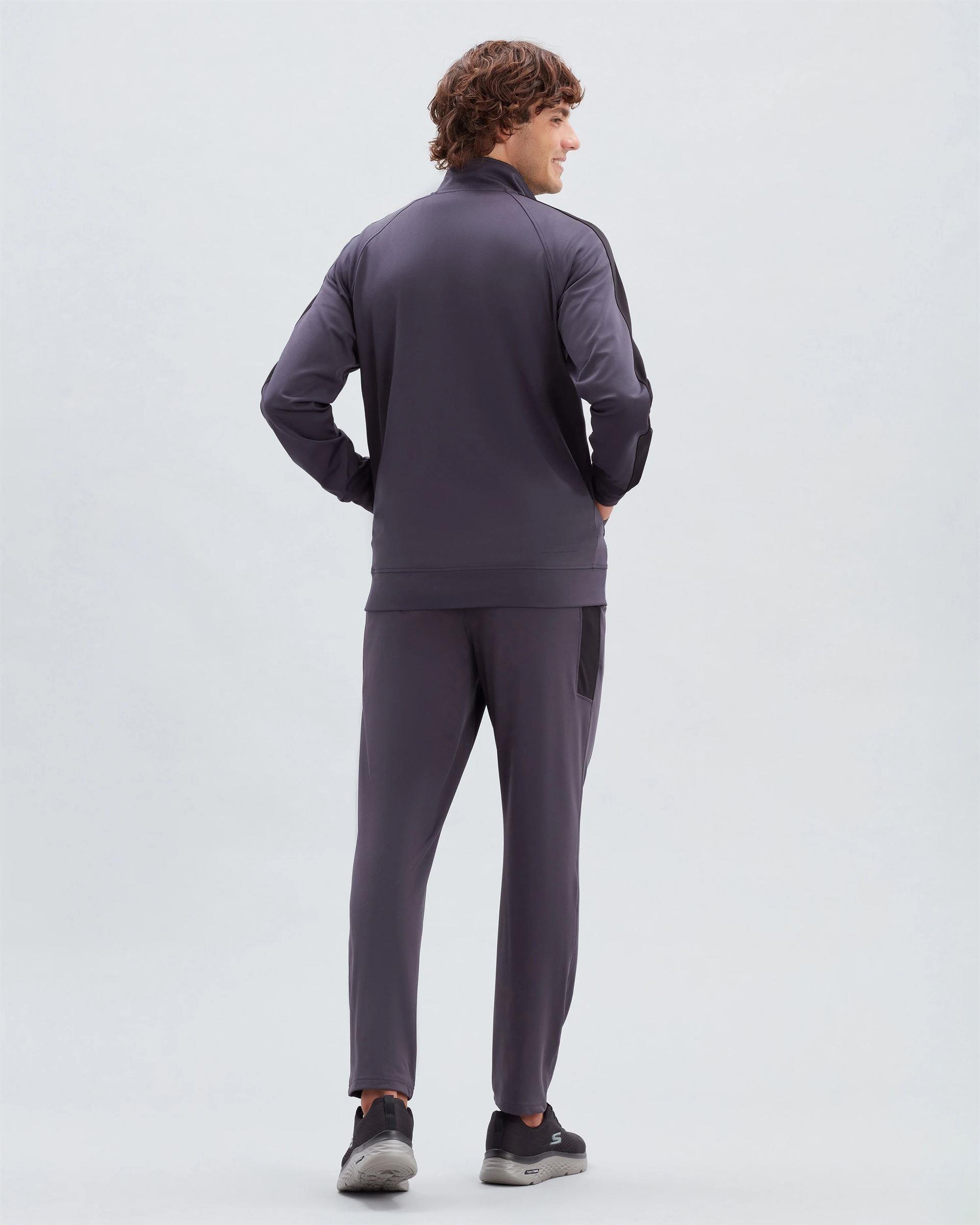 Skechers M Micro Collection Essential Suit Erkek Antrasit Eşofman Takım