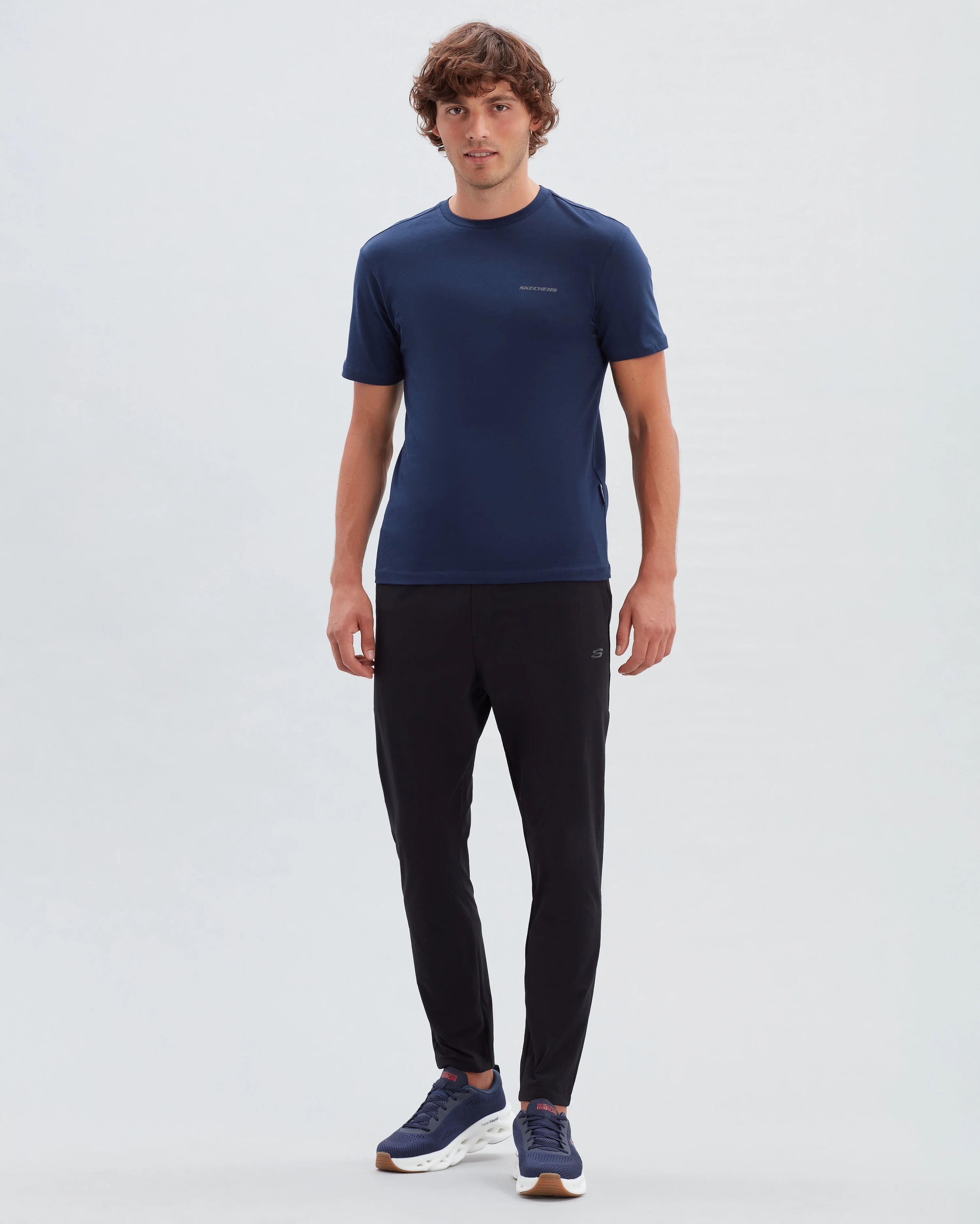 Skechers M Micro Collection Regular Woven Pant Erkek Siyah Eşofman Alt