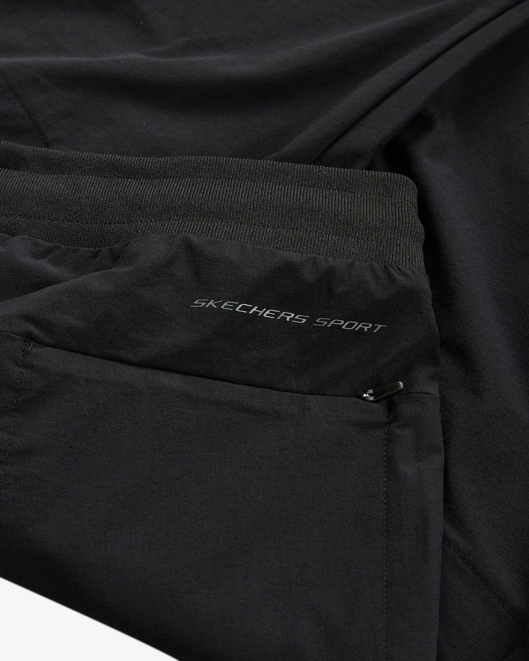 Skechers M Micro Collection Regular Woven Pant Erkek Siyah Eşofman Alt
