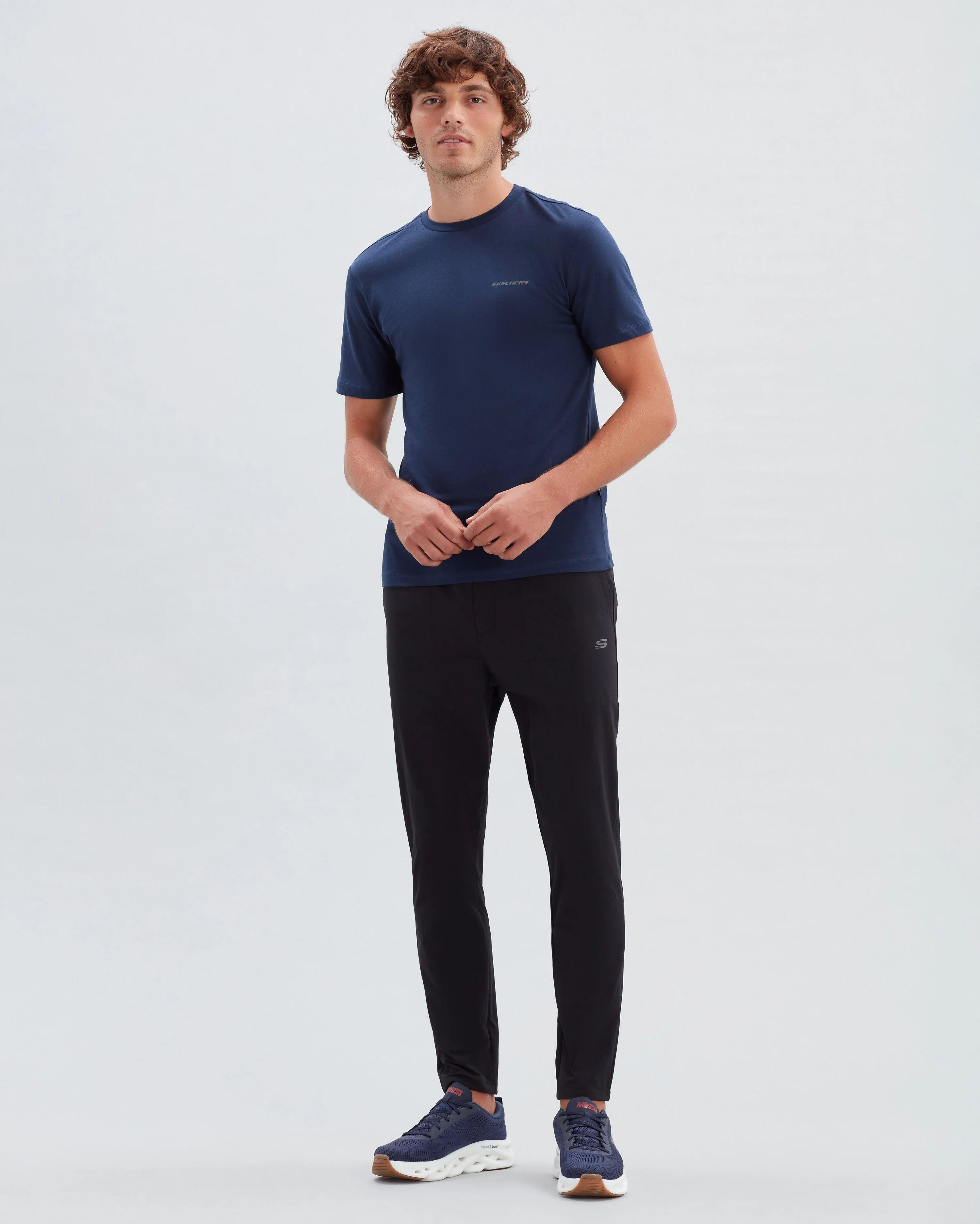 Skechers M Micro Collection Regular Woven Pant Erkek Siyah Eşofman Alt