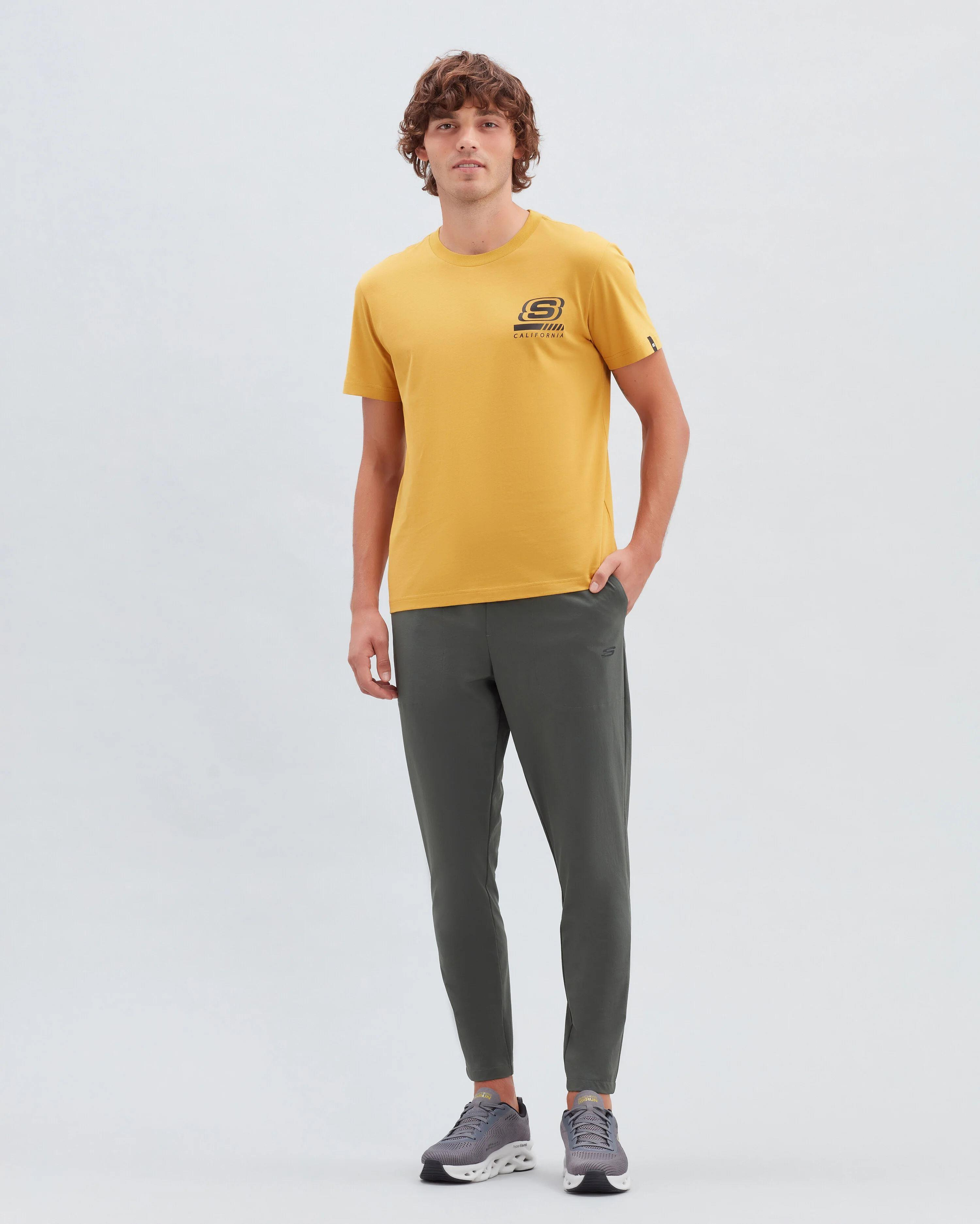 Skechers M Micro Collection Regular Woven Pant Erkek Yesil Eşofman Alt