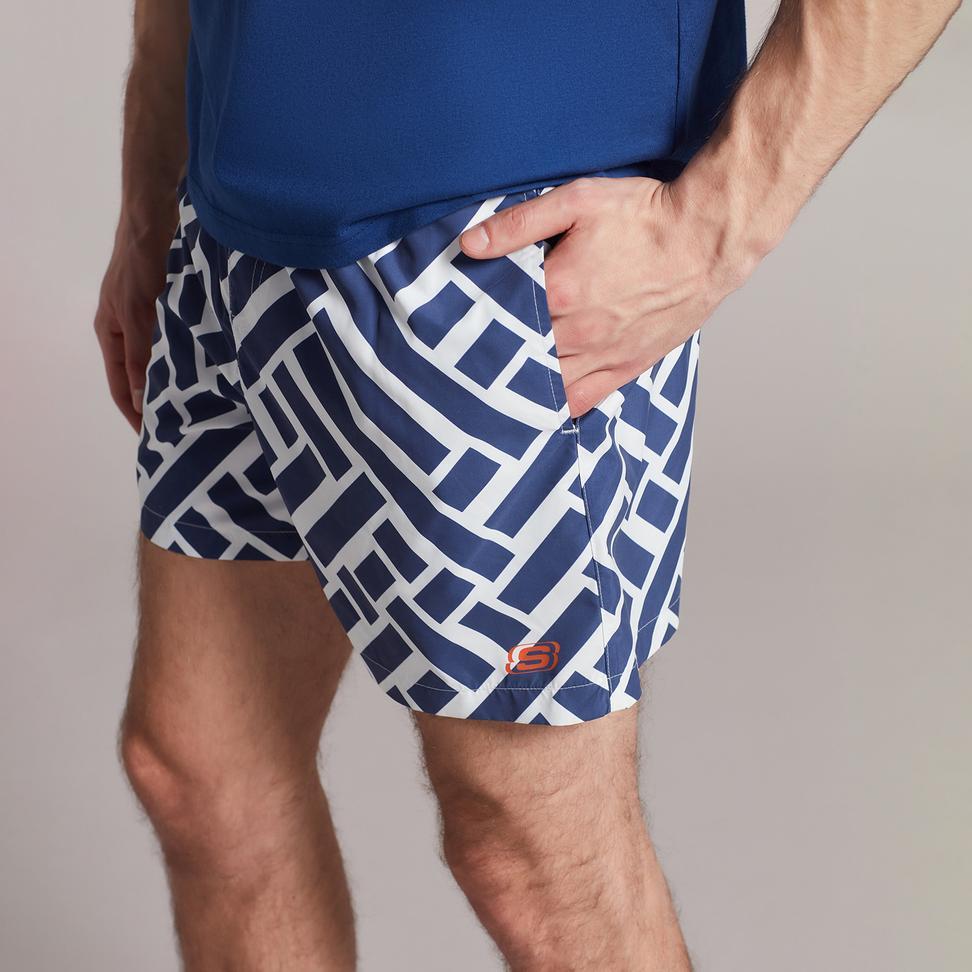 Skechers M Swimwear printed 5 inch Swimshort Erkek  Deniz Şortu